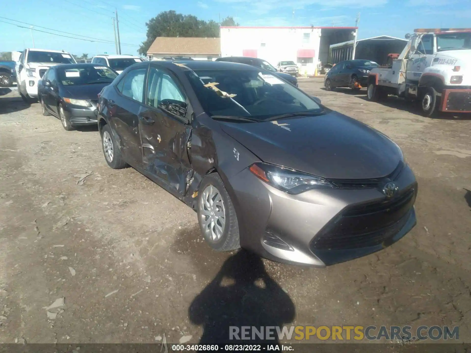 1 Photograph of a damaged car 2T1BURHE0KC180123 TOYOTA COROLLA 2019