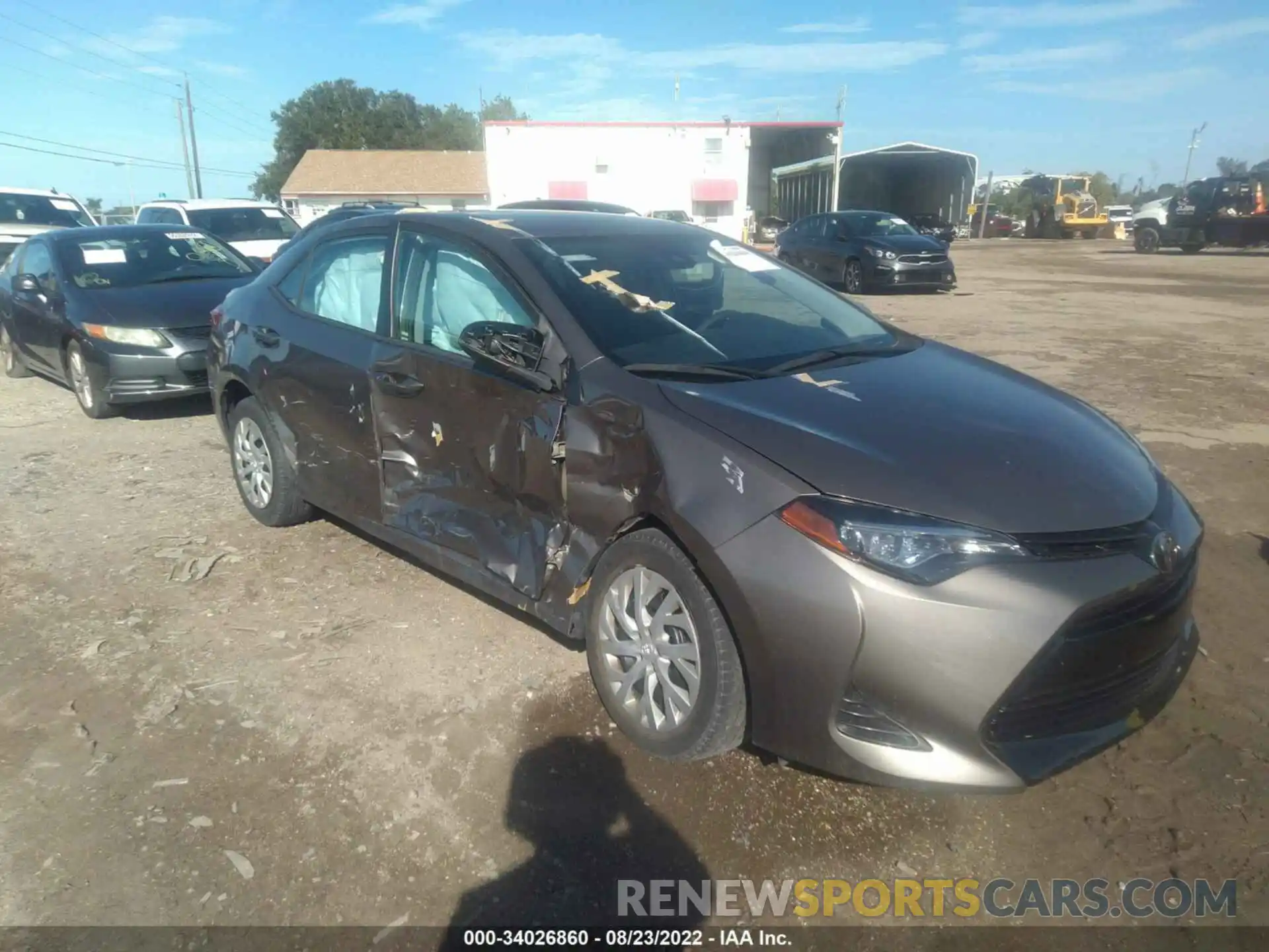 6 Photograph of a damaged car 2T1BURHE0KC180123 TOYOTA COROLLA 2019