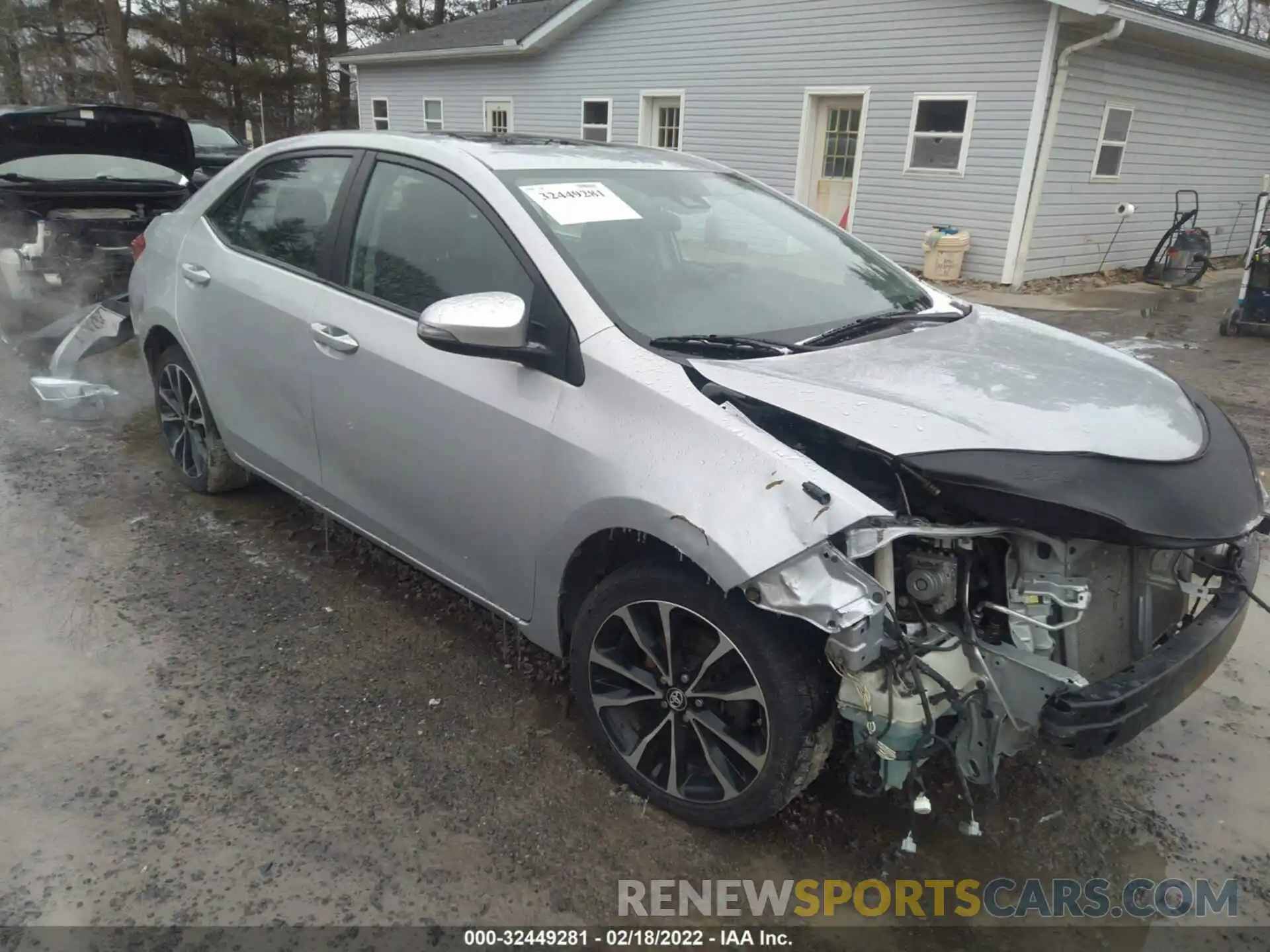 1 Photograph of a damaged car 2T1BURHE0KC180137 TOYOTA COROLLA 2019