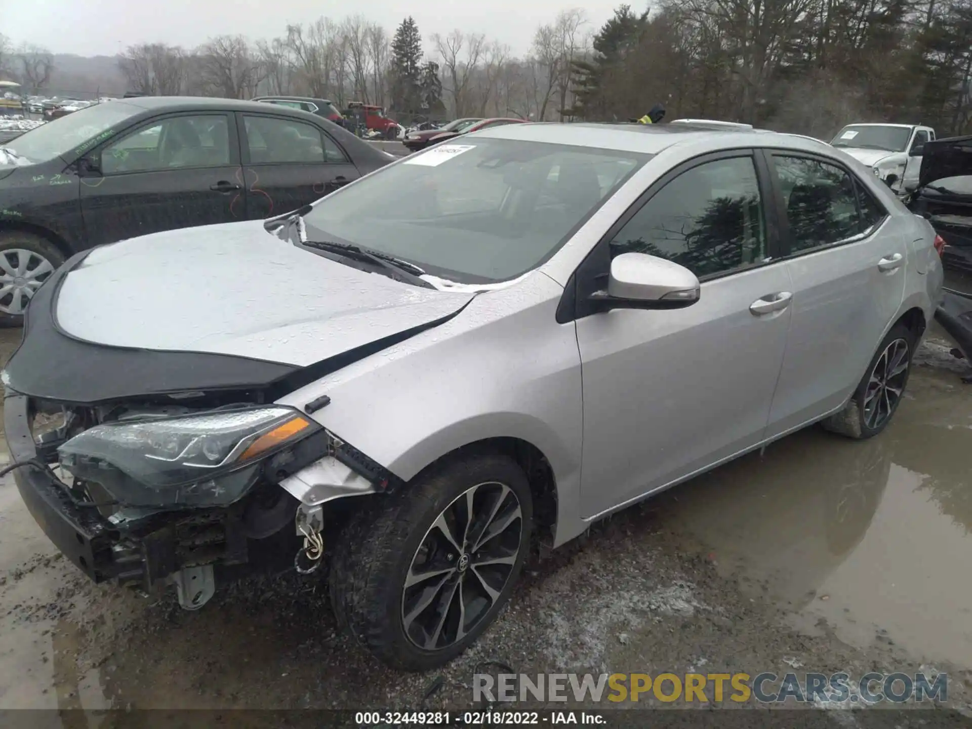 2 Photograph of a damaged car 2T1BURHE0KC180137 TOYOTA COROLLA 2019