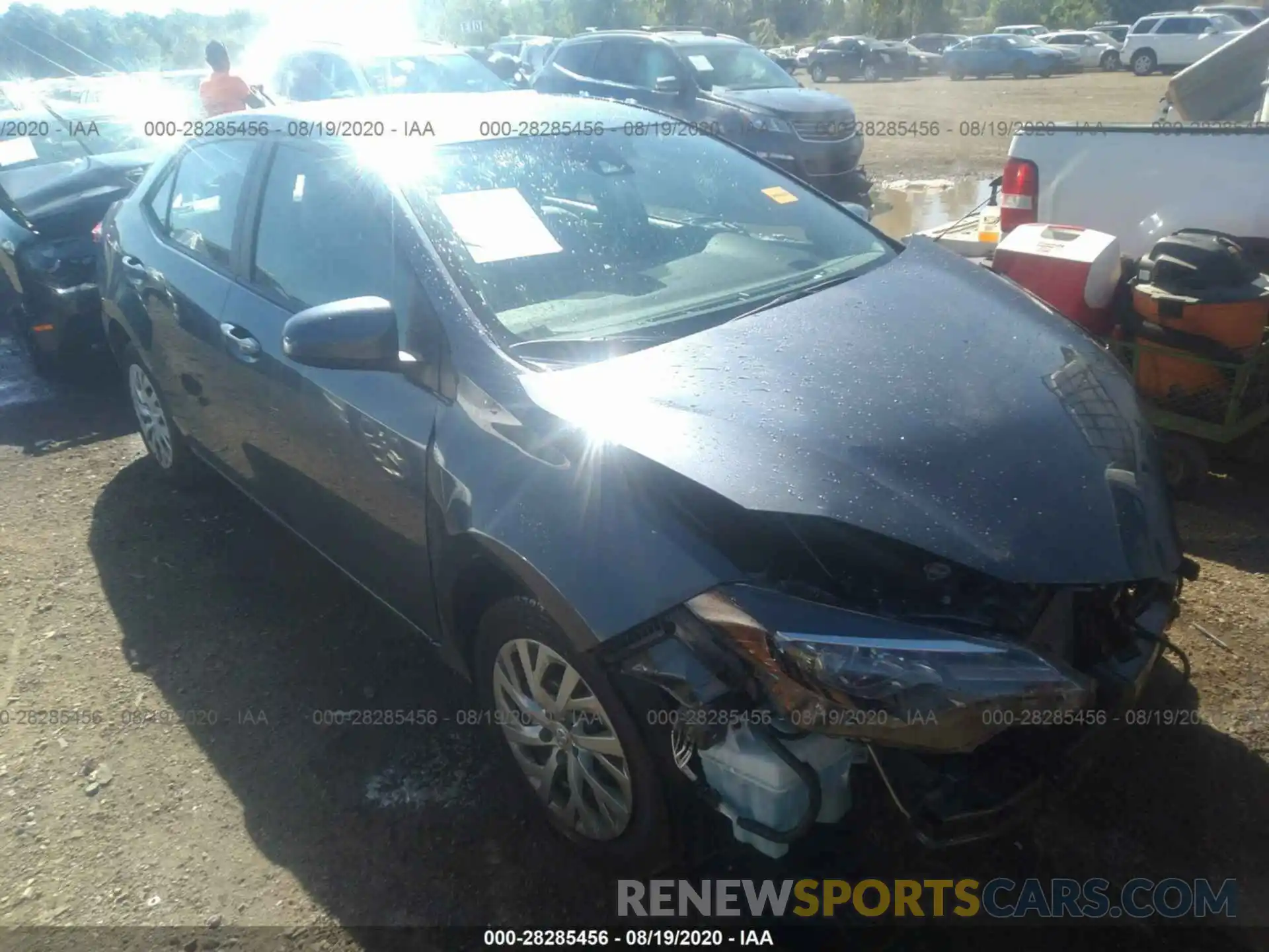 1 Photograph of a damaged car 2T1BURHE0KC180221 TOYOTA COROLLA 2019