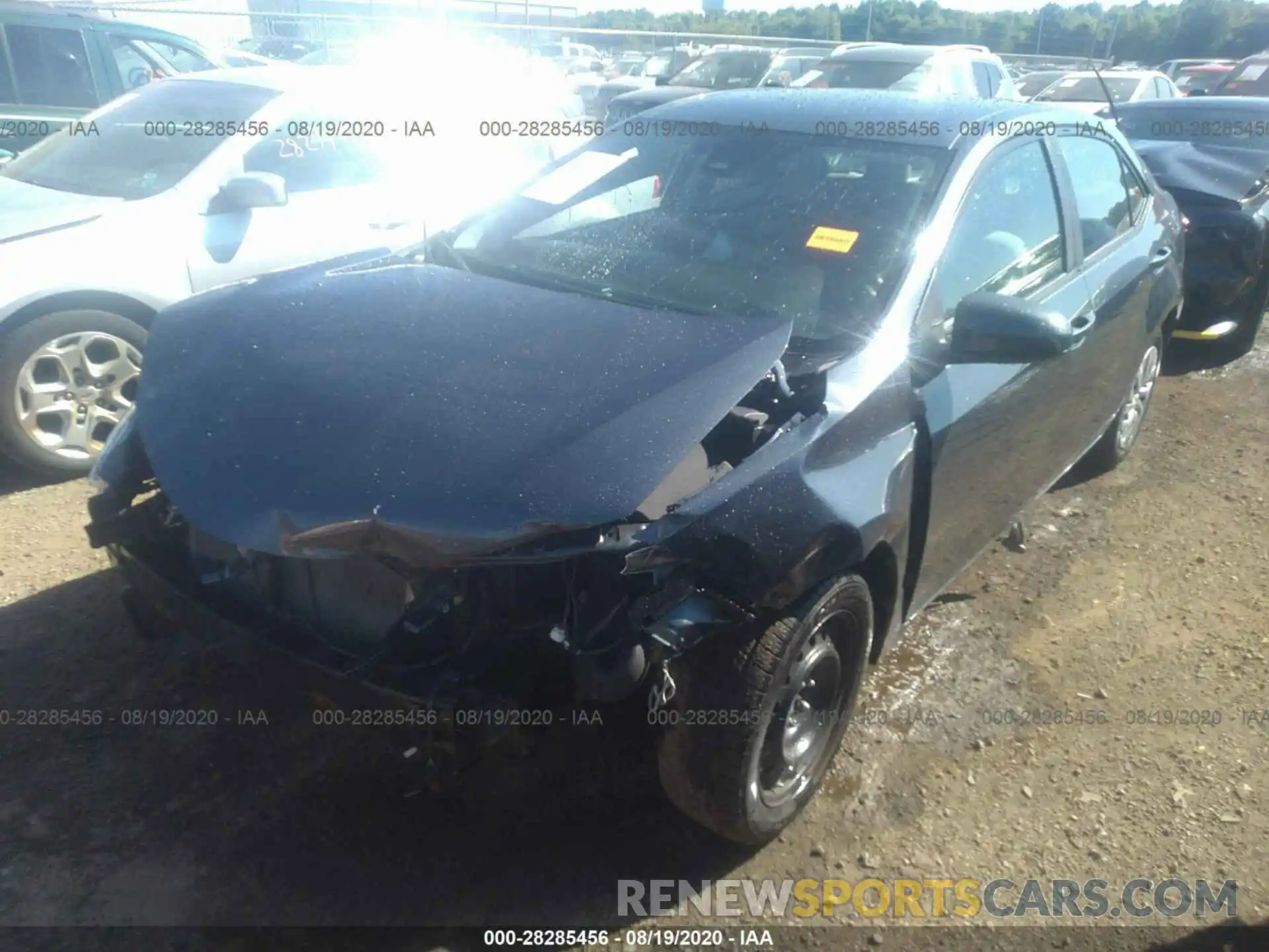 2 Photograph of a damaged car 2T1BURHE0KC180221 TOYOTA COROLLA 2019