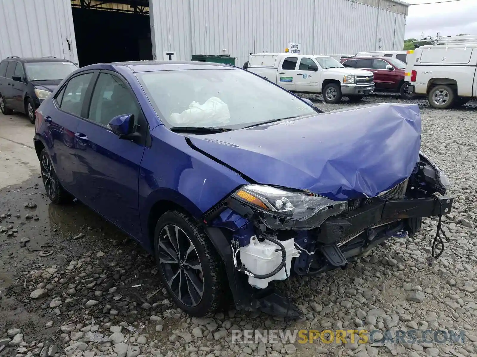1 Photograph of a damaged car 2T1BURHE0KC180400 TOYOTA COROLLA 2019
