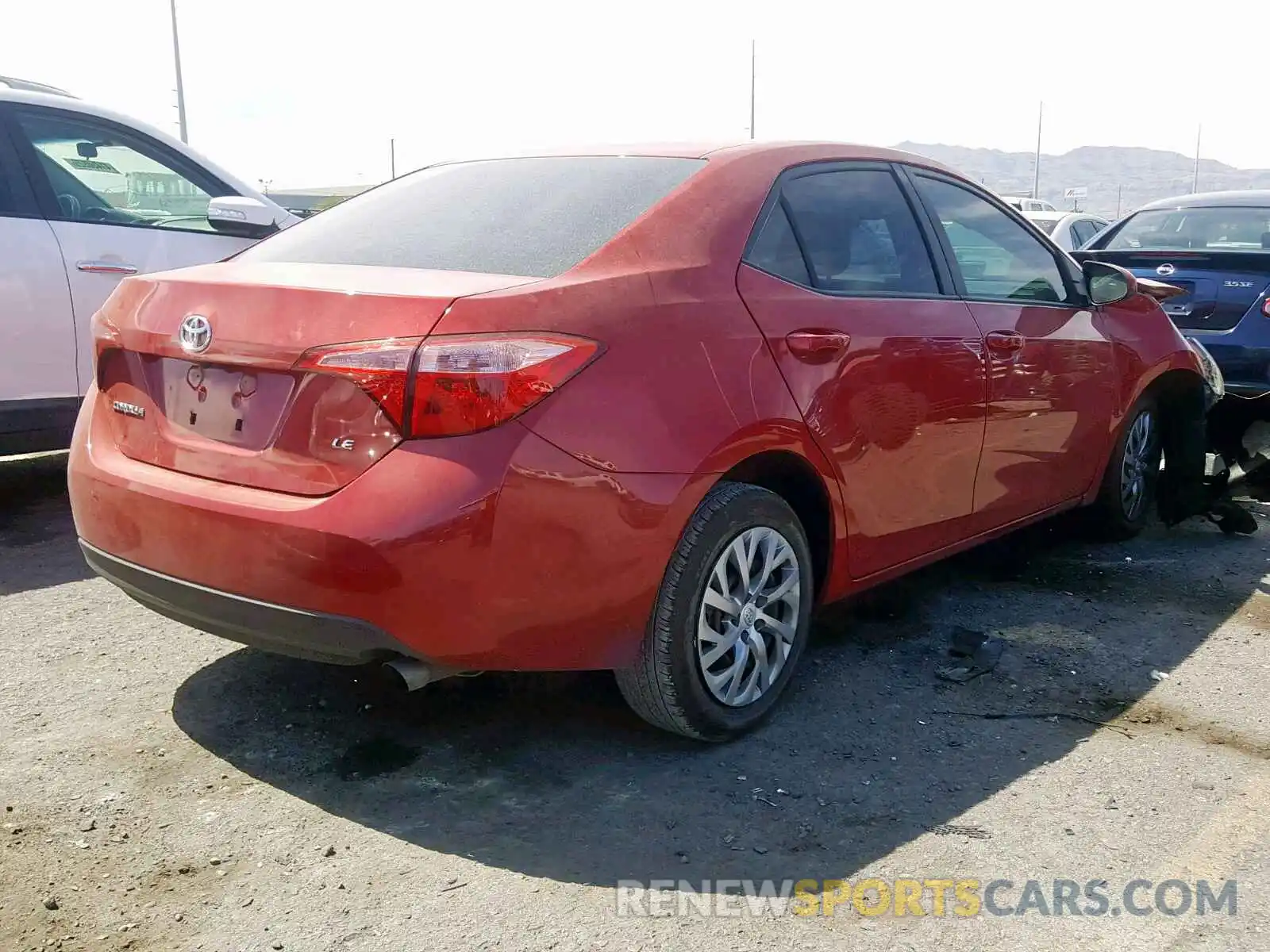 4 Photograph of a damaged car 2T1BURHE0KC180834 TOYOTA COROLLA 2019