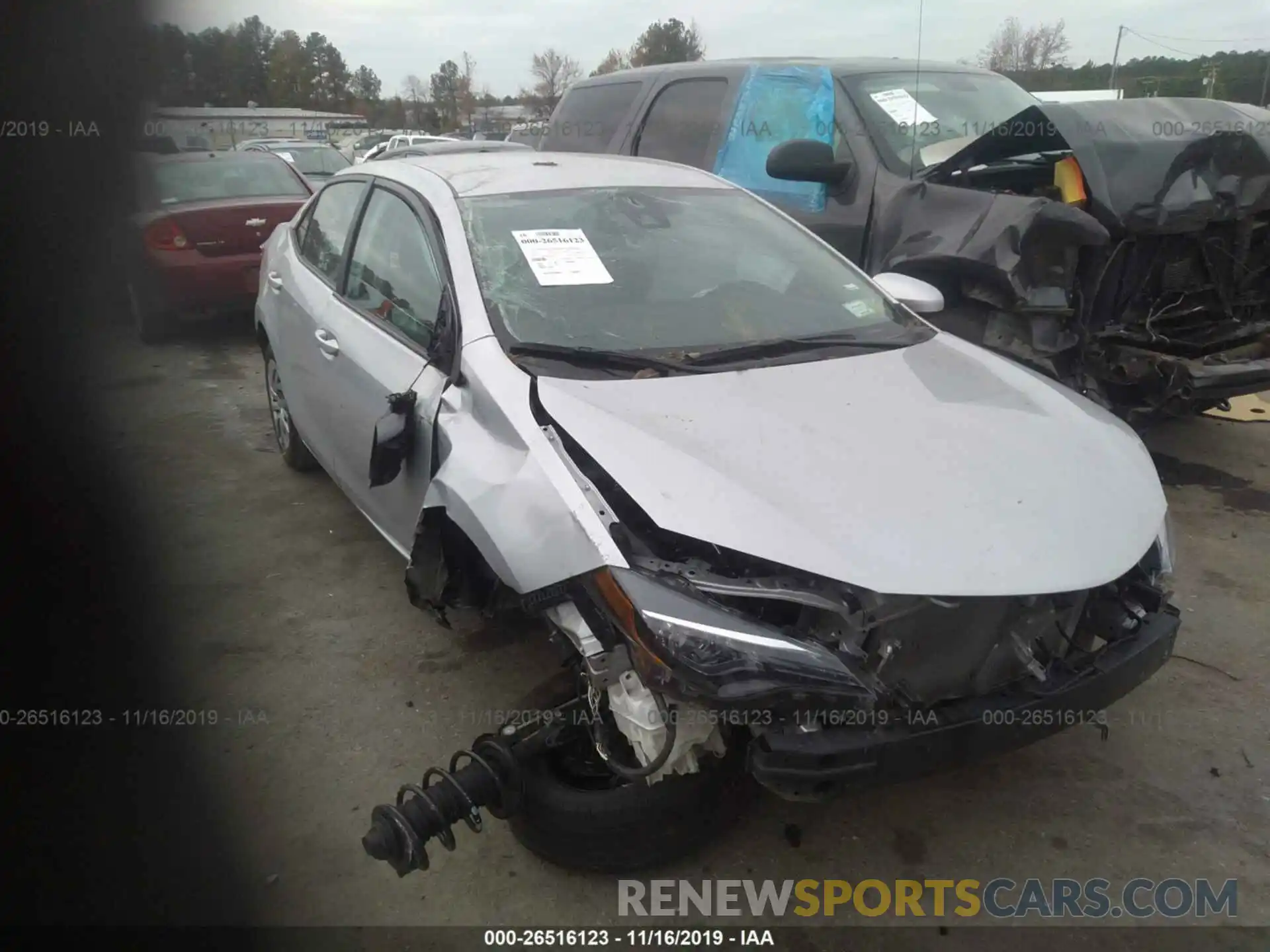 1 Photograph of a damaged car 2T1BURHE0KC180977 TOYOTA COROLLA 2019