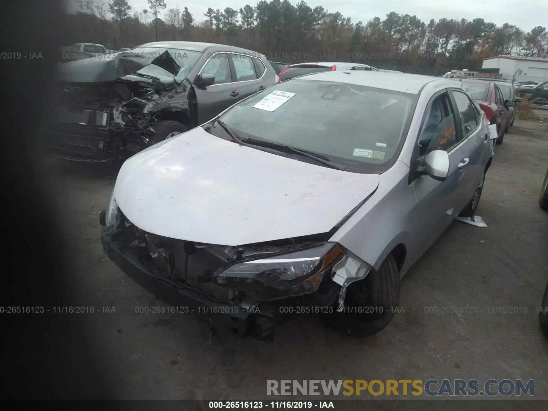 2 Photograph of a damaged car 2T1BURHE0KC180977 TOYOTA COROLLA 2019