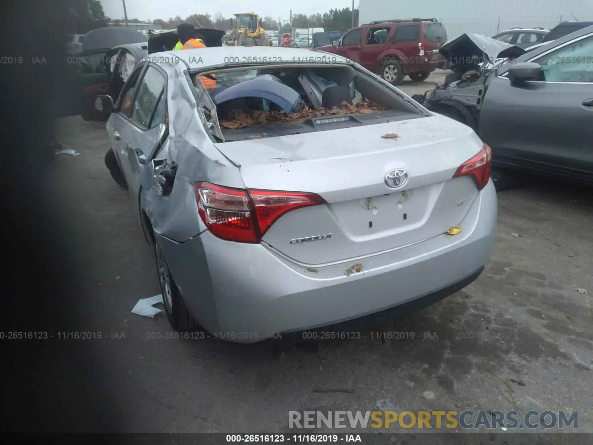 3 Photograph of a damaged car 2T1BURHE0KC180977 TOYOTA COROLLA 2019