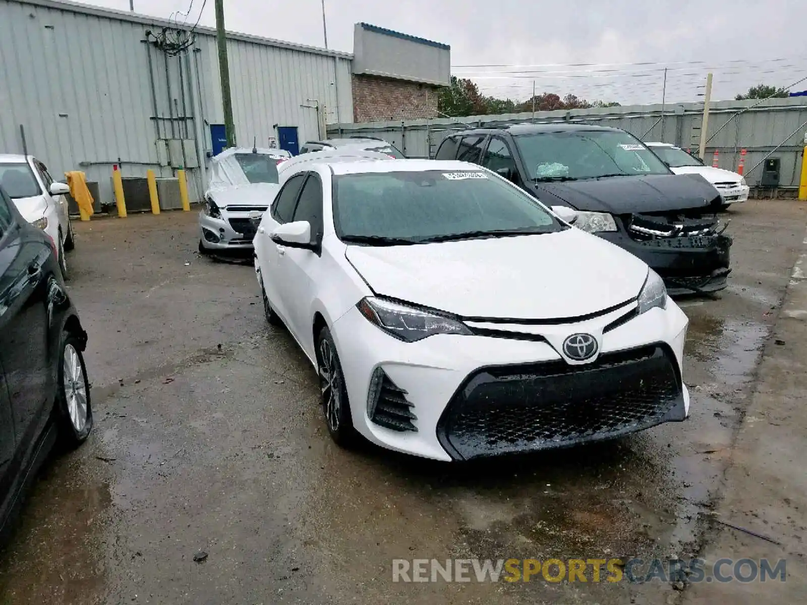 1 Photograph of a damaged car 2T1BURHE0KC181255 TOYOTA COROLLA 2019