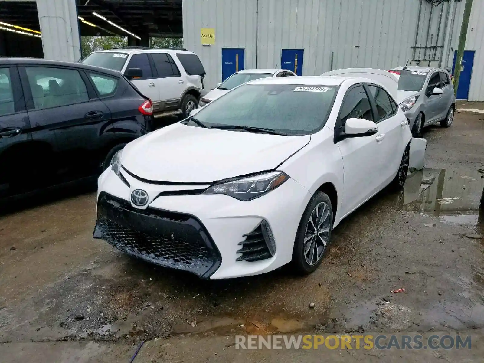 2 Photograph of a damaged car 2T1BURHE0KC181255 TOYOTA COROLLA 2019