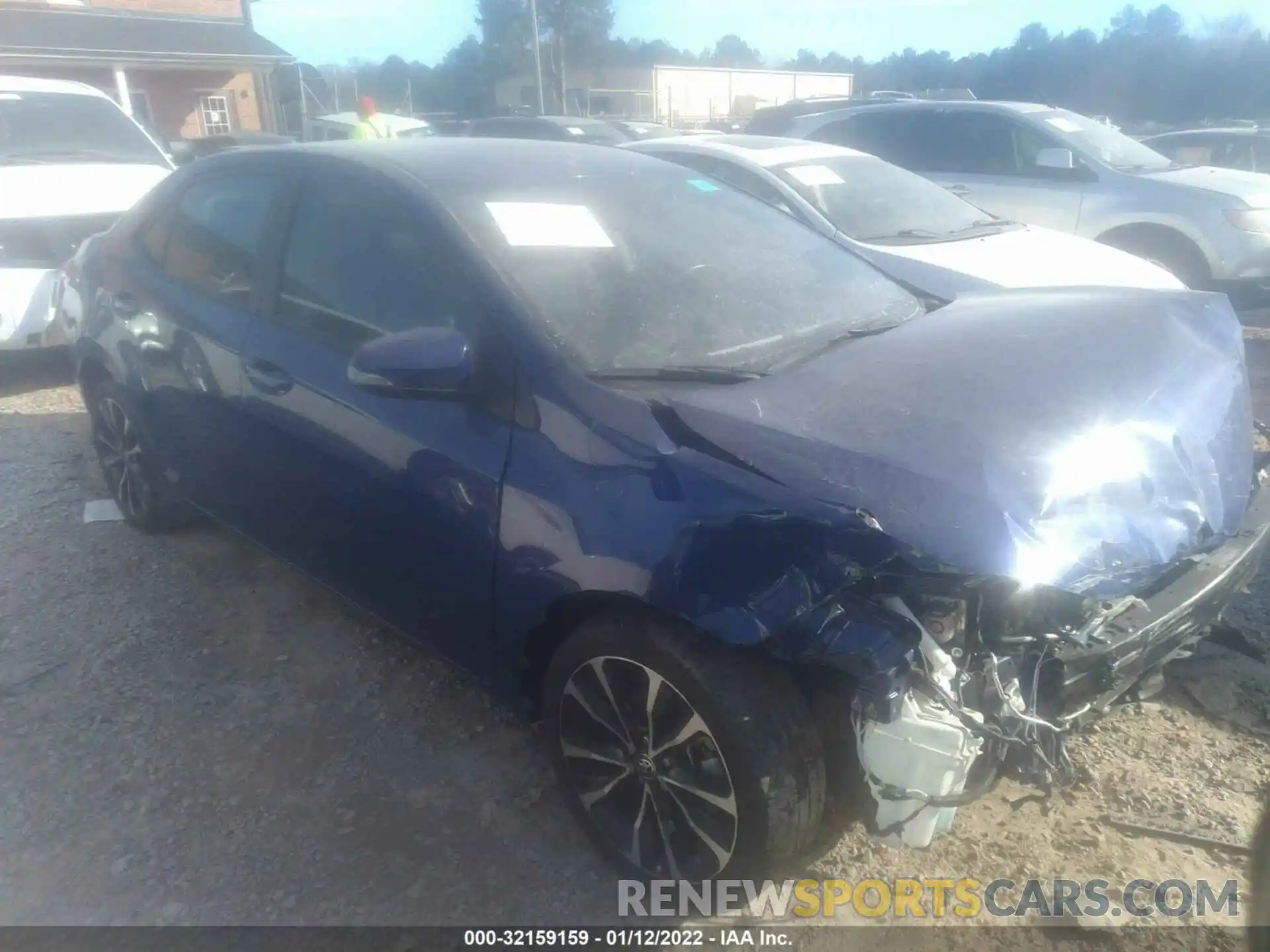 1 Photograph of a damaged car 2T1BURHE0KC181398 TOYOTA COROLLA 2019