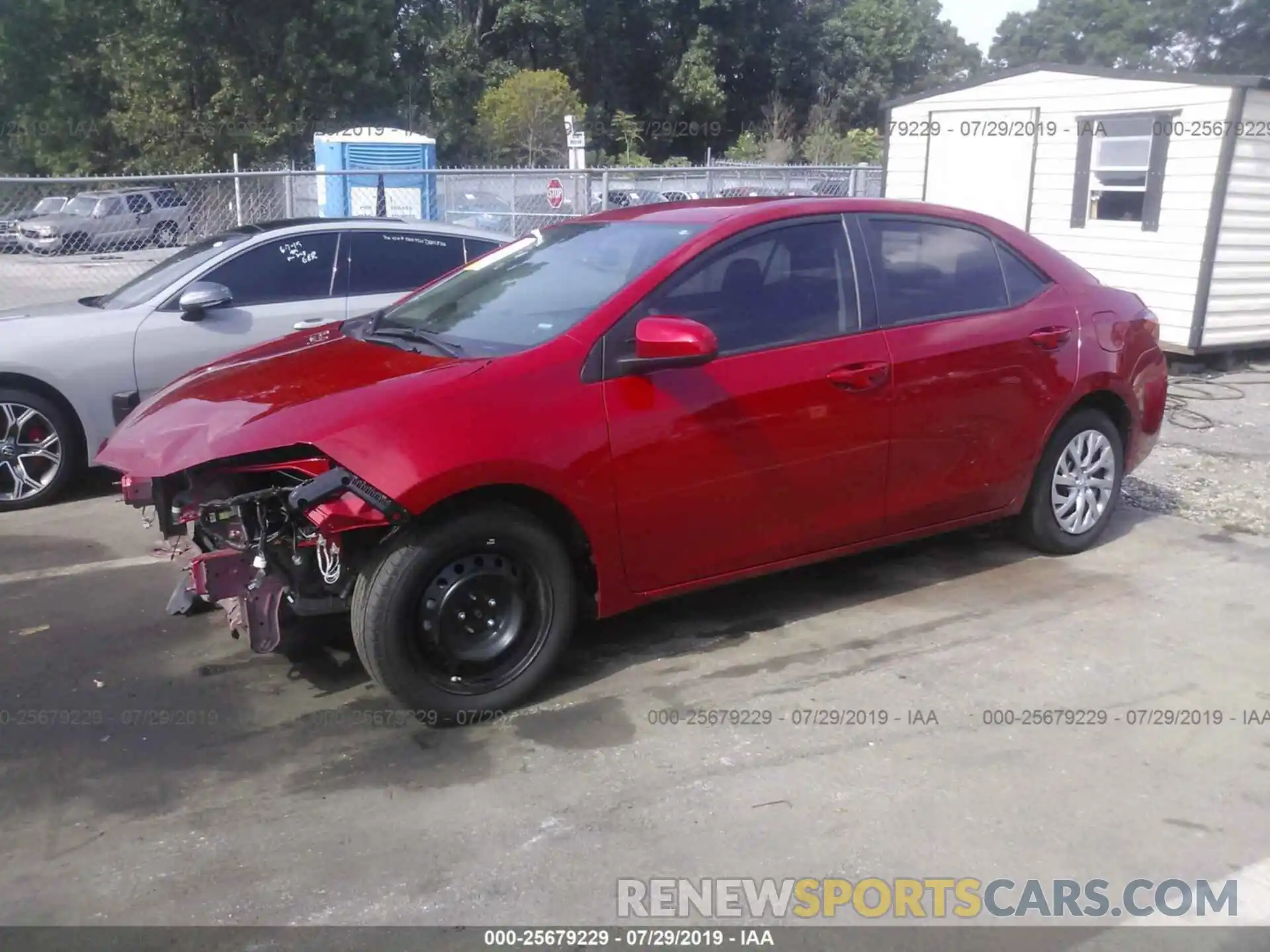 2 Photograph of a damaged car 2T1BURHE0KC182213 TOYOTA COROLLA 2019