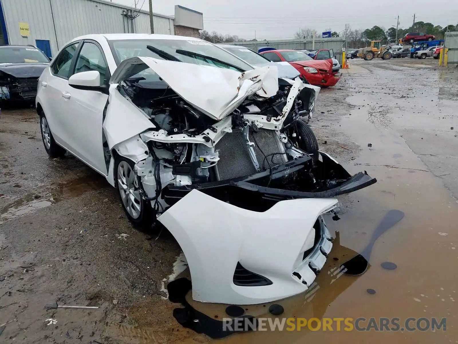 1 Photograph of a damaged car 2T1BURHE0KC182261 TOYOTA COROLLA 2019