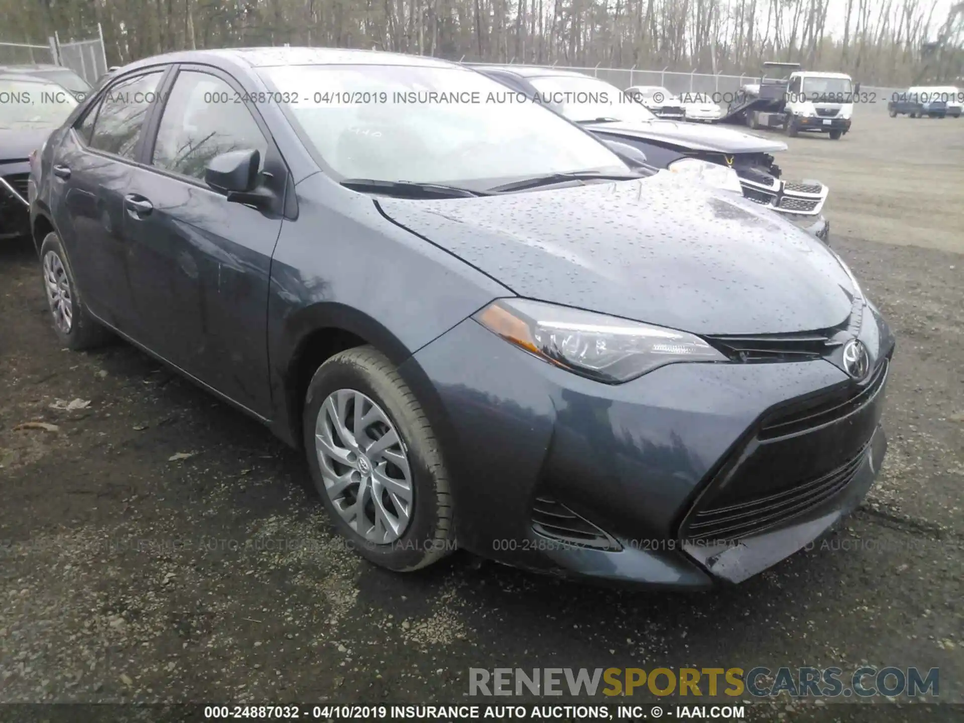 1 Photograph of a damaged car 2T1BURHE0KC183023 TOYOTA COROLLA 2019