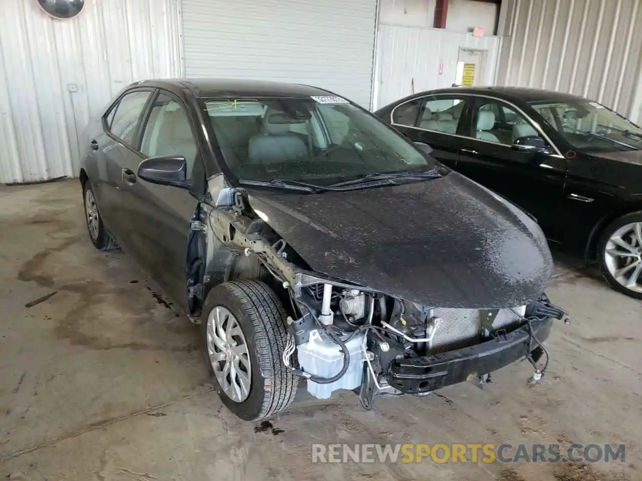 1 Photograph of a damaged car 2T1BURHE0KC183331 TOYOTA COROLLA 2019