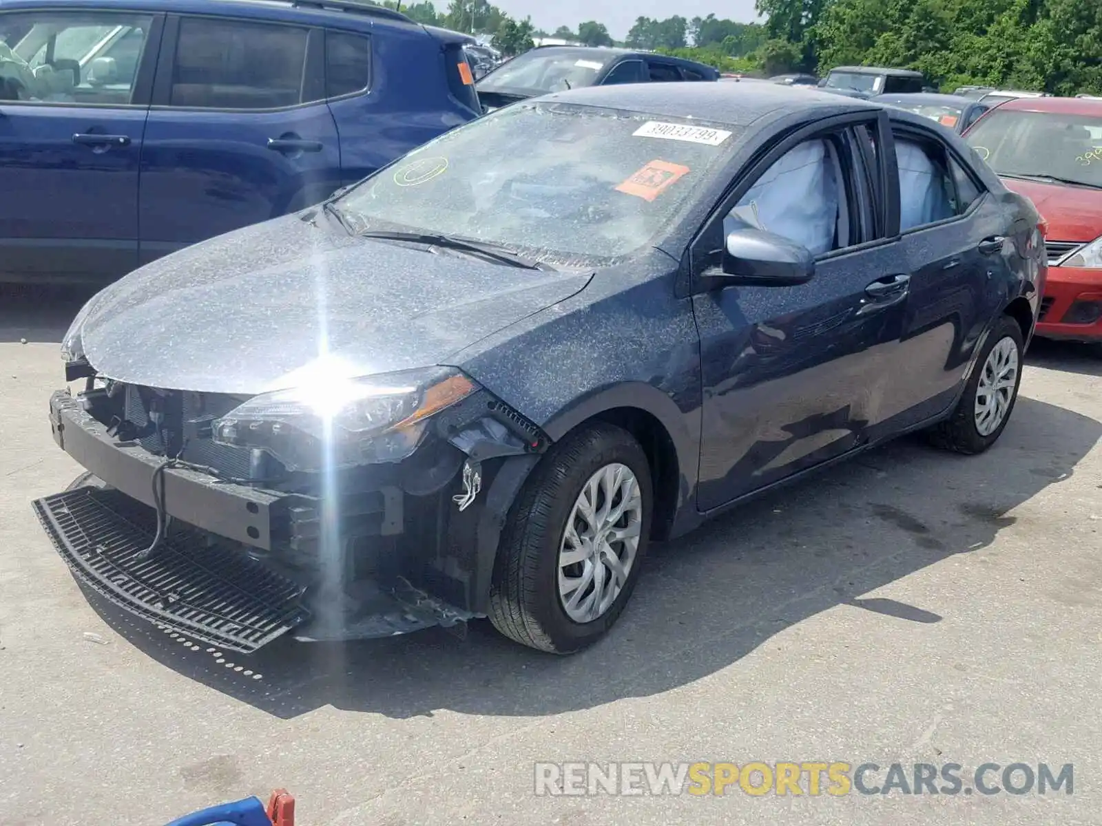 2 Photograph of a damaged car 2T1BURHE0KC184415 TOYOTA COROLLA 2019