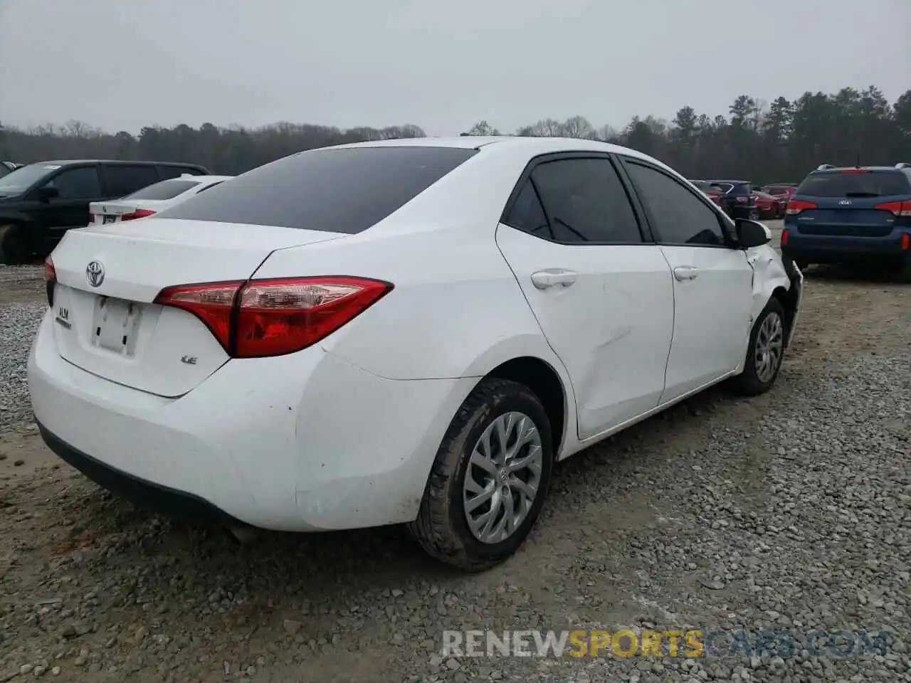 4 Photograph of a damaged car 2T1BURHE0KC184608 TOYOTA COROLLA 2019