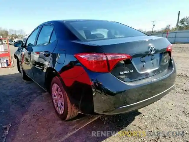 3 Photograph of a damaged car 2T1BURHE0KC184866 TOYOTA COROLLA 2019