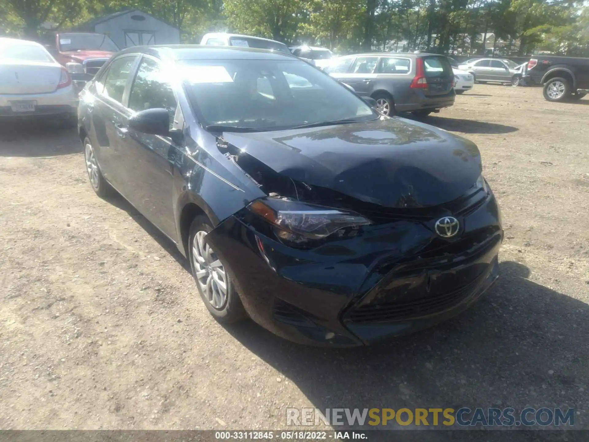 1 Photograph of a damaged car 2T1BURHE0KC185631 TOYOTA COROLLA 2019