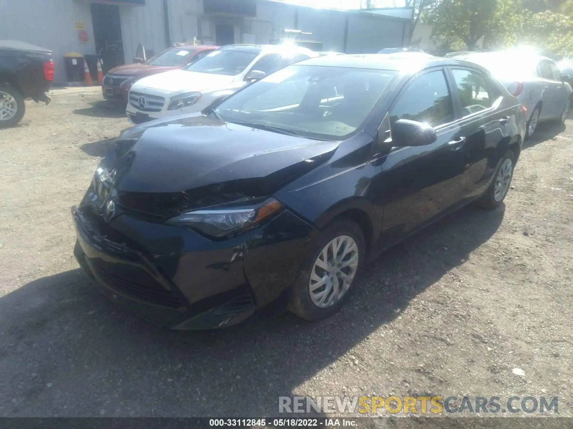 2 Photograph of a damaged car 2T1BURHE0KC185631 TOYOTA COROLLA 2019