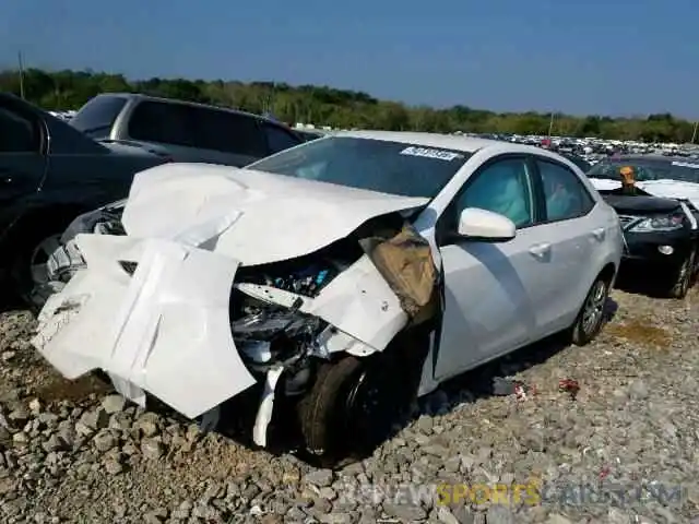 2 Photograph of a damaged car 2T1BURHE0KC188108 TOYOTA COROLLA 2019