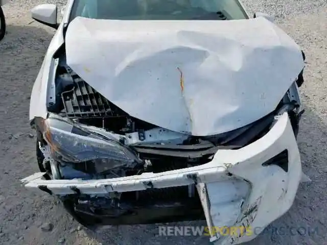 7 Photograph of a damaged car 2T1BURHE0KC188108 TOYOTA COROLLA 2019