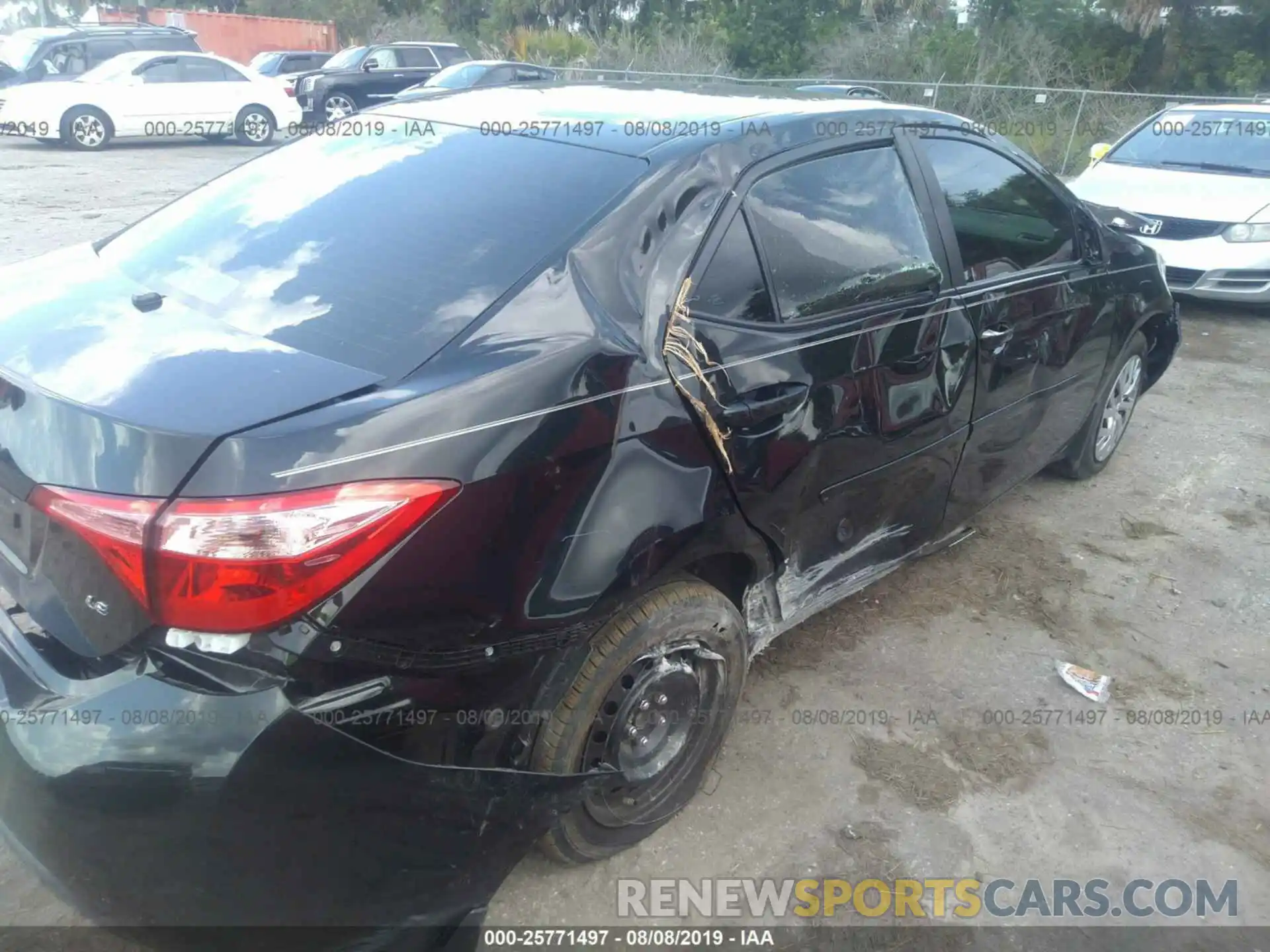 6 Photograph of a damaged car 2T1BURHE0KC188819 TOYOTA COROLLA 2019