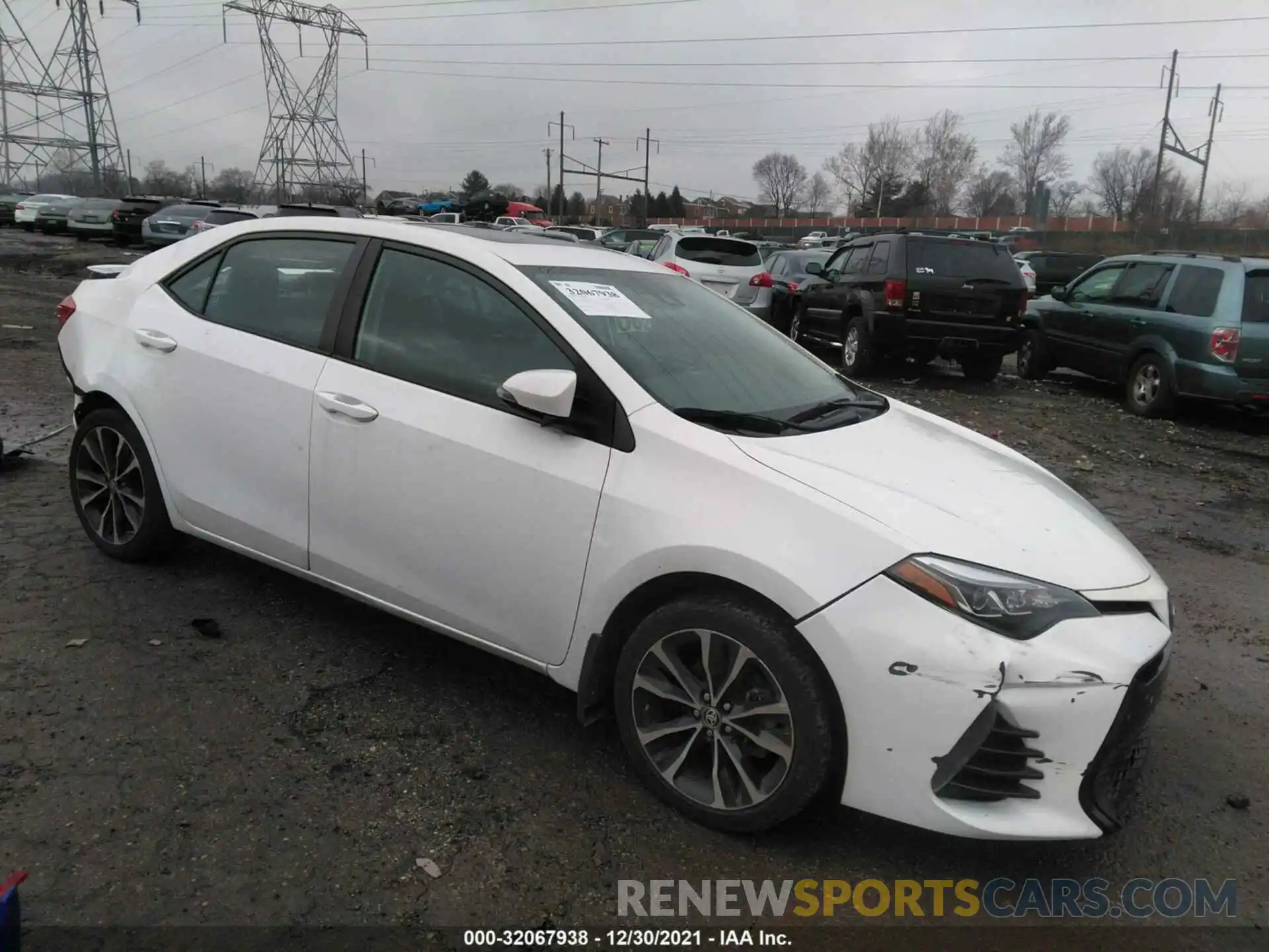 1 Photograph of a damaged car 2T1BURHE0KC189663 TOYOTA COROLLA 2019