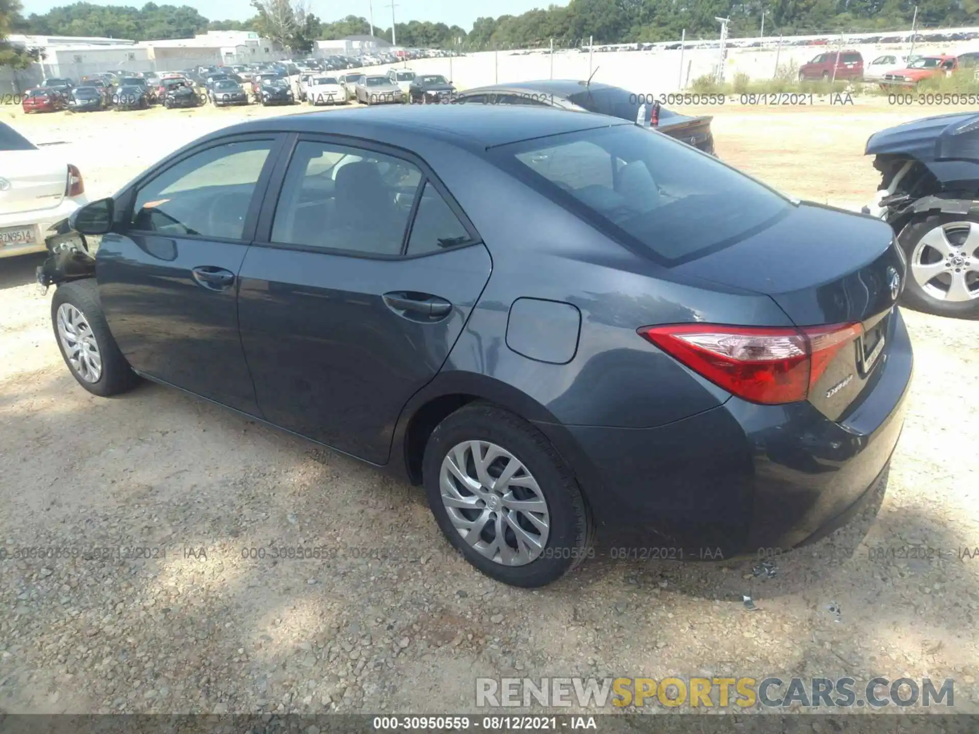 3 Photograph of a damaged car 2T1BURHE0KC190215 TOYOTA COROLLA 2019