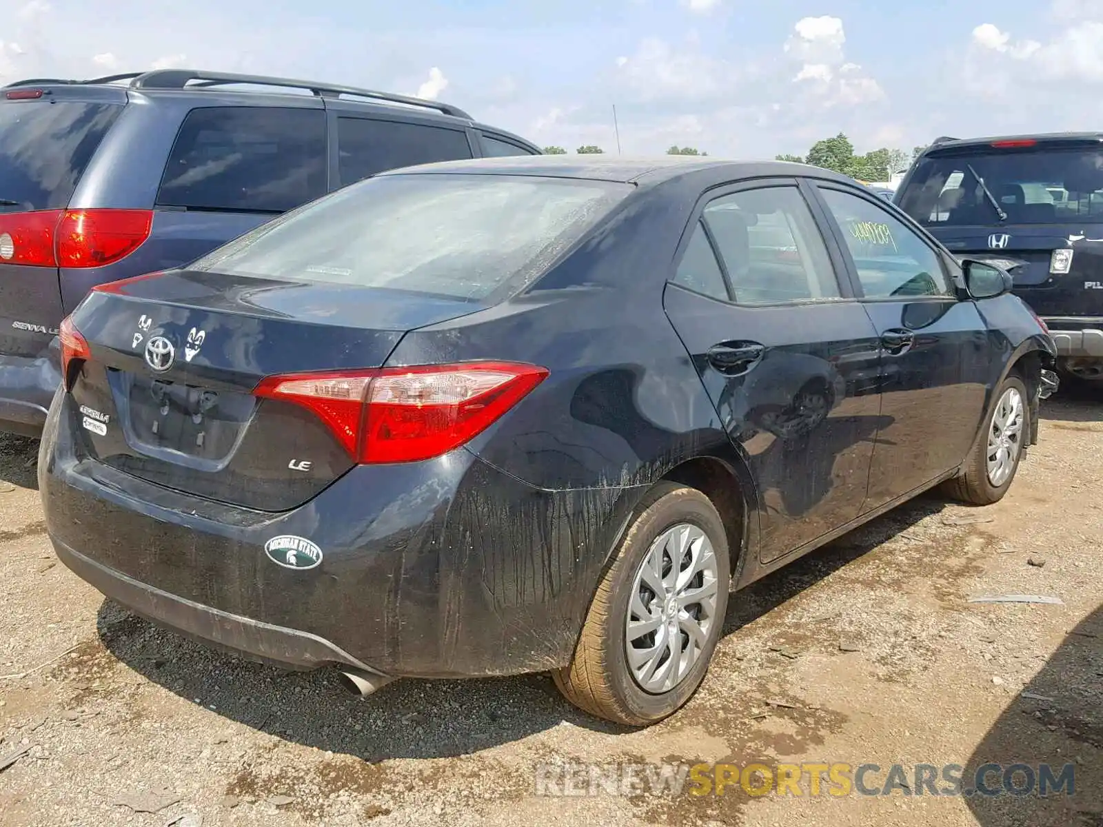 4 Photograph of a damaged car 2T1BURHE0KC190425 TOYOTA COROLLA 2019