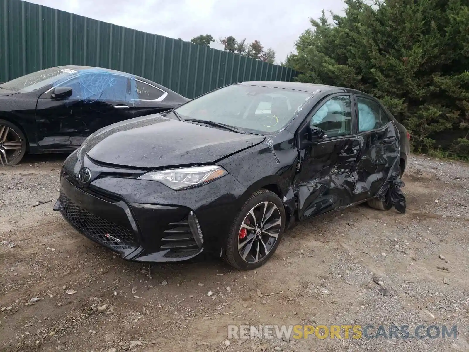 2 Photograph of a damaged car 2T1BURHE0KC191011 TOYOTA COROLLA 2019