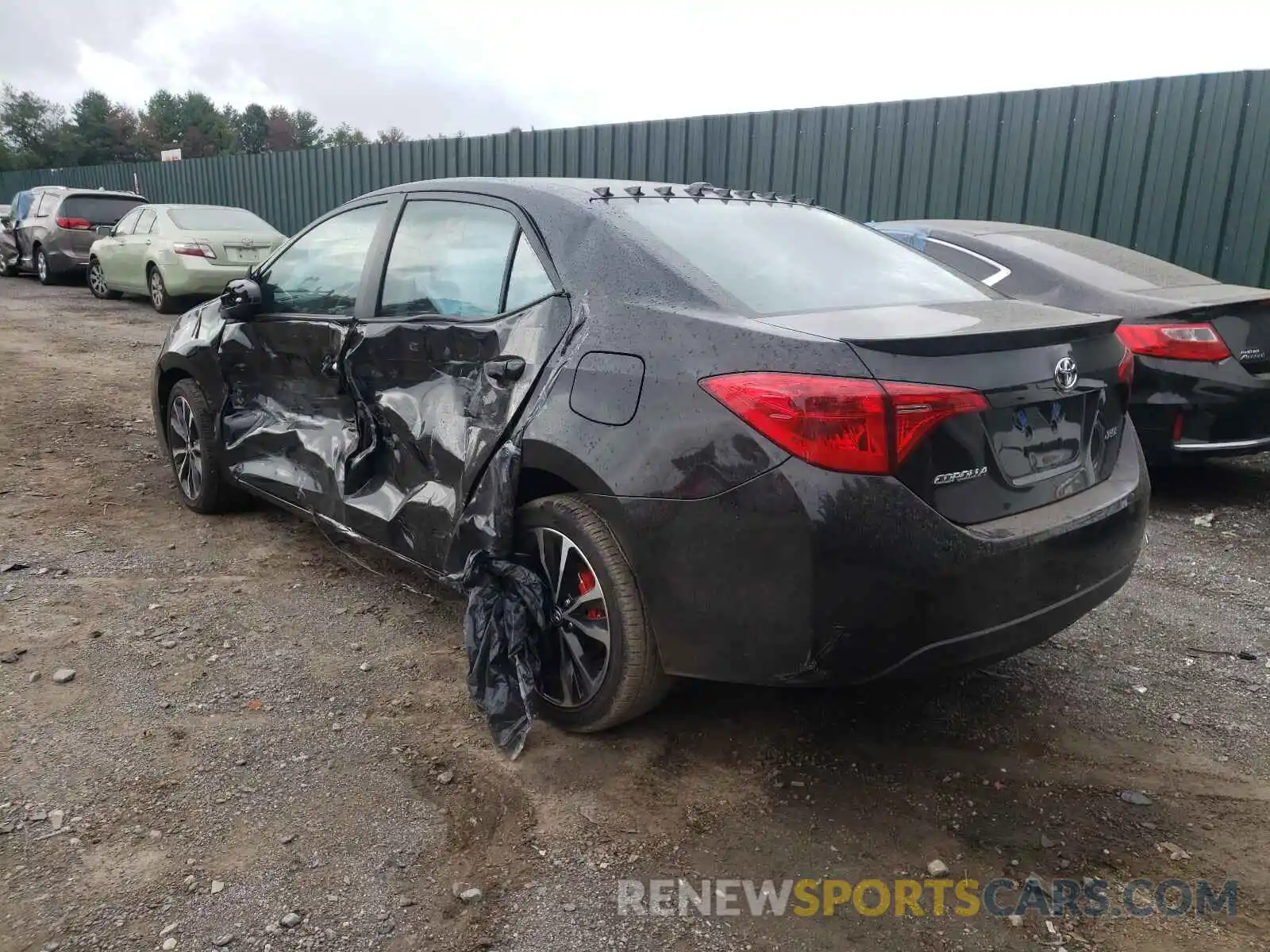 3 Photograph of a damaged car 2T1BURHE0KC191011 TOYOTA COROLLA 2019