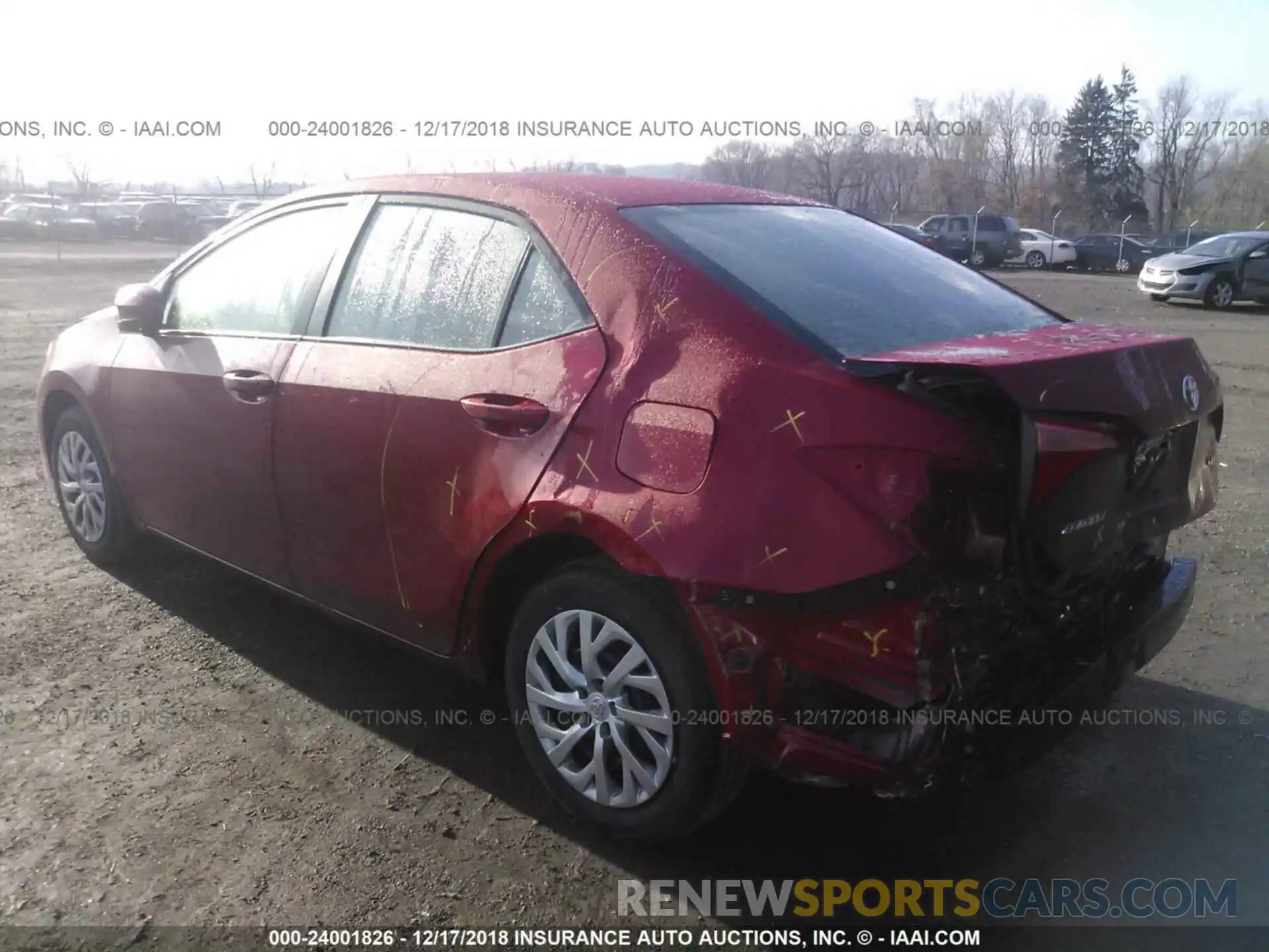 3 Photograph of a damaged car 2T1BURHE0KC191221 TOYOTA COROLLA 2019