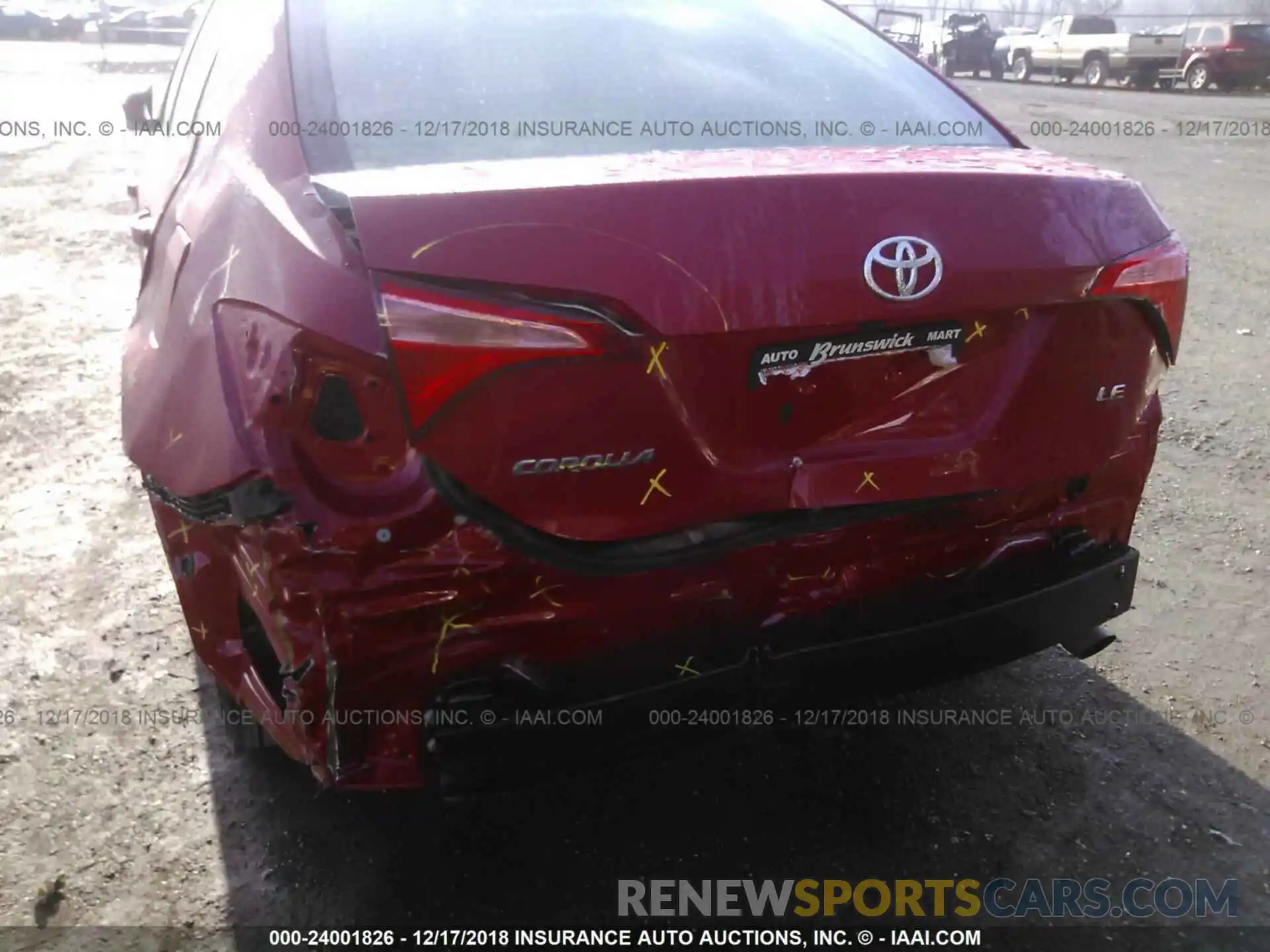 6 Photograph of a damaged car 2T1BURHE0KC191221 TOYOTA COROLLA 2019