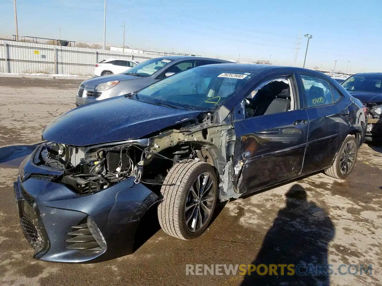 9 Photograph of a damaged car 2T1BURHE0KC191235 TOYOTA COROLLA 2019