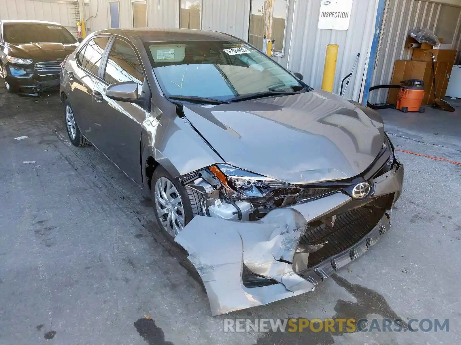 1 Photograph of a damaged car 2T1BURHE0KC191722 TOYOTA COROLLA 2019