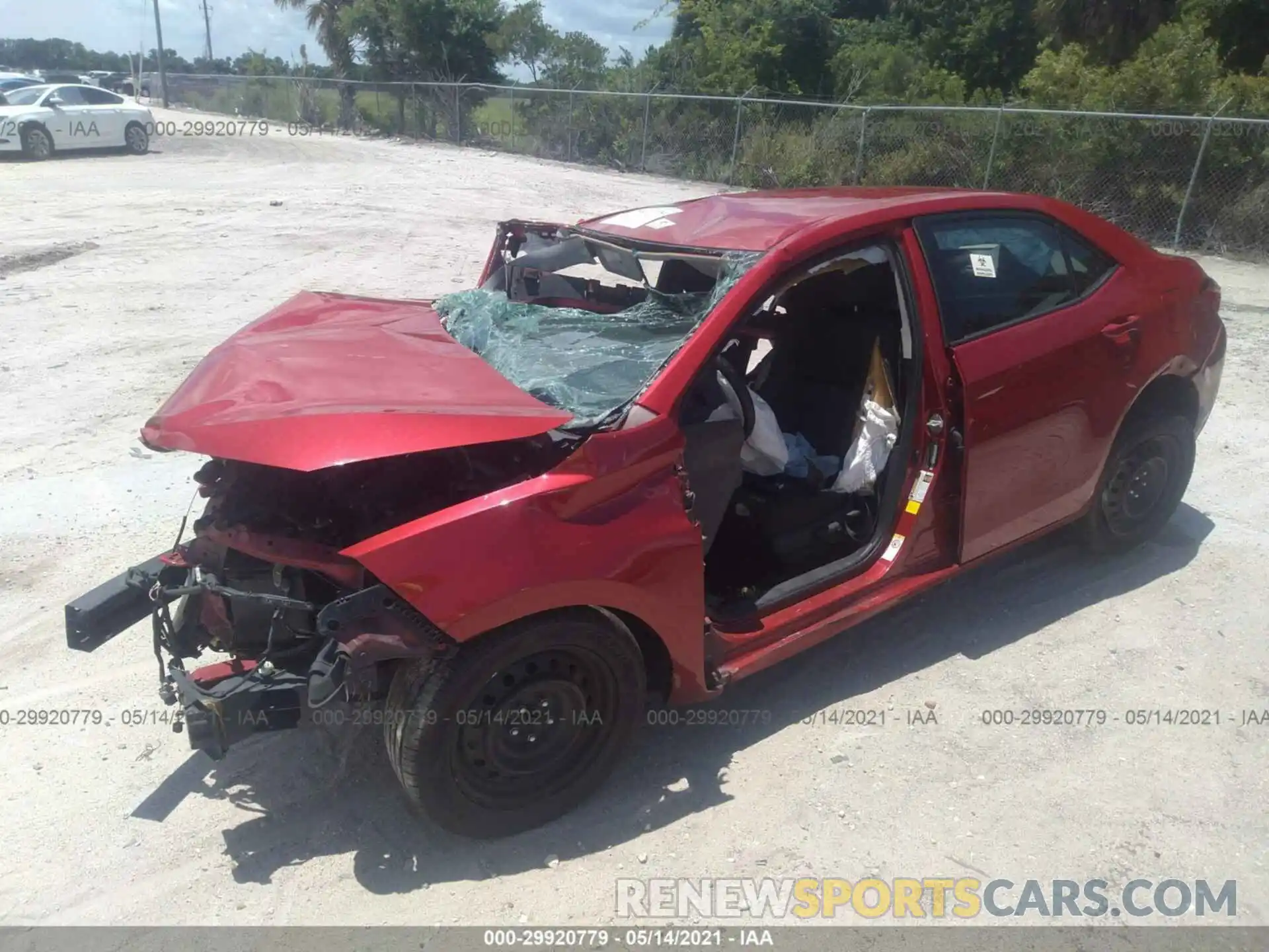 2 Photograph of a damaged car 2T1BURHE0KC191834 TOYOTA COROLLA 2019