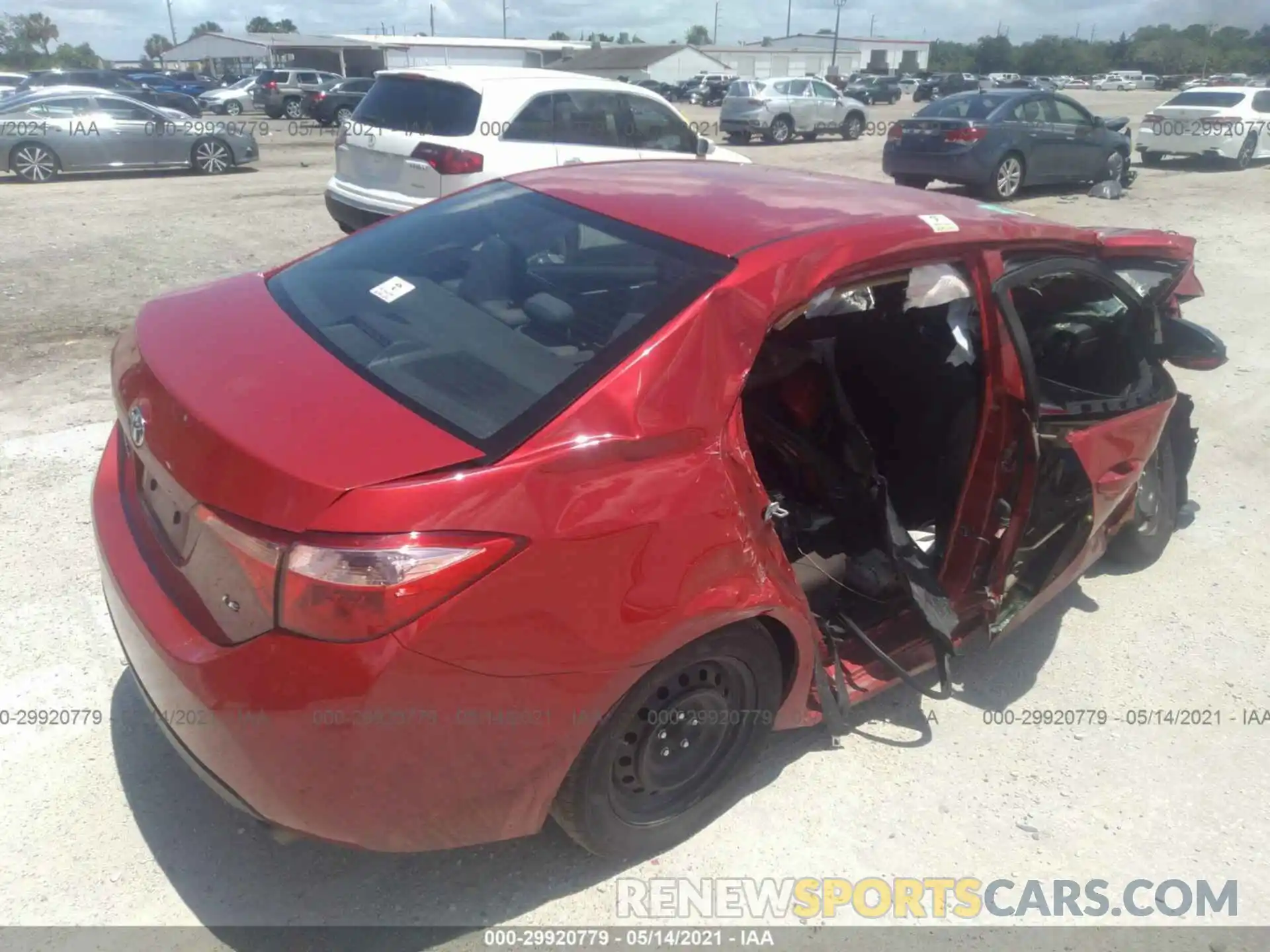 4 Photograph of a damaged car 2T1BURHE0KC191834 TOYOTA COROLLA 2019