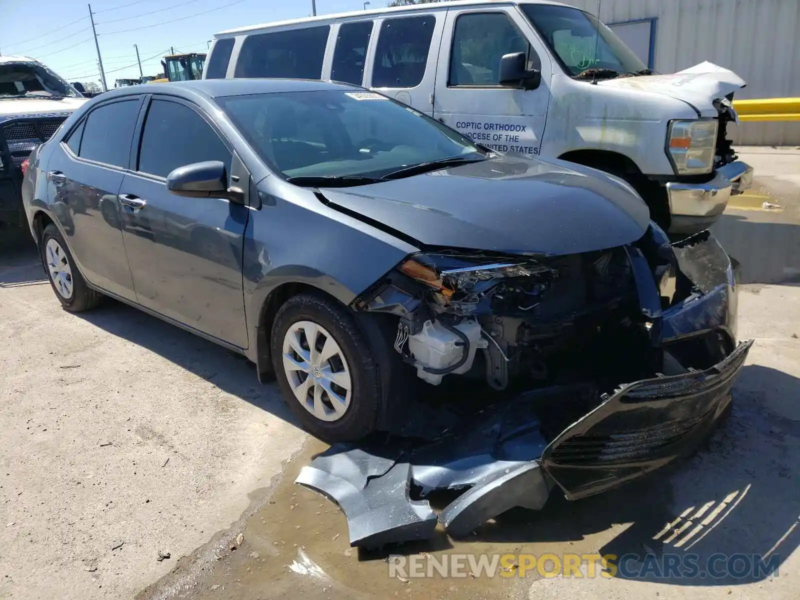 1 Фотография поврежденного автомобиля 2T1BURHE0KC192322 TOYOTA COROLLA 2019