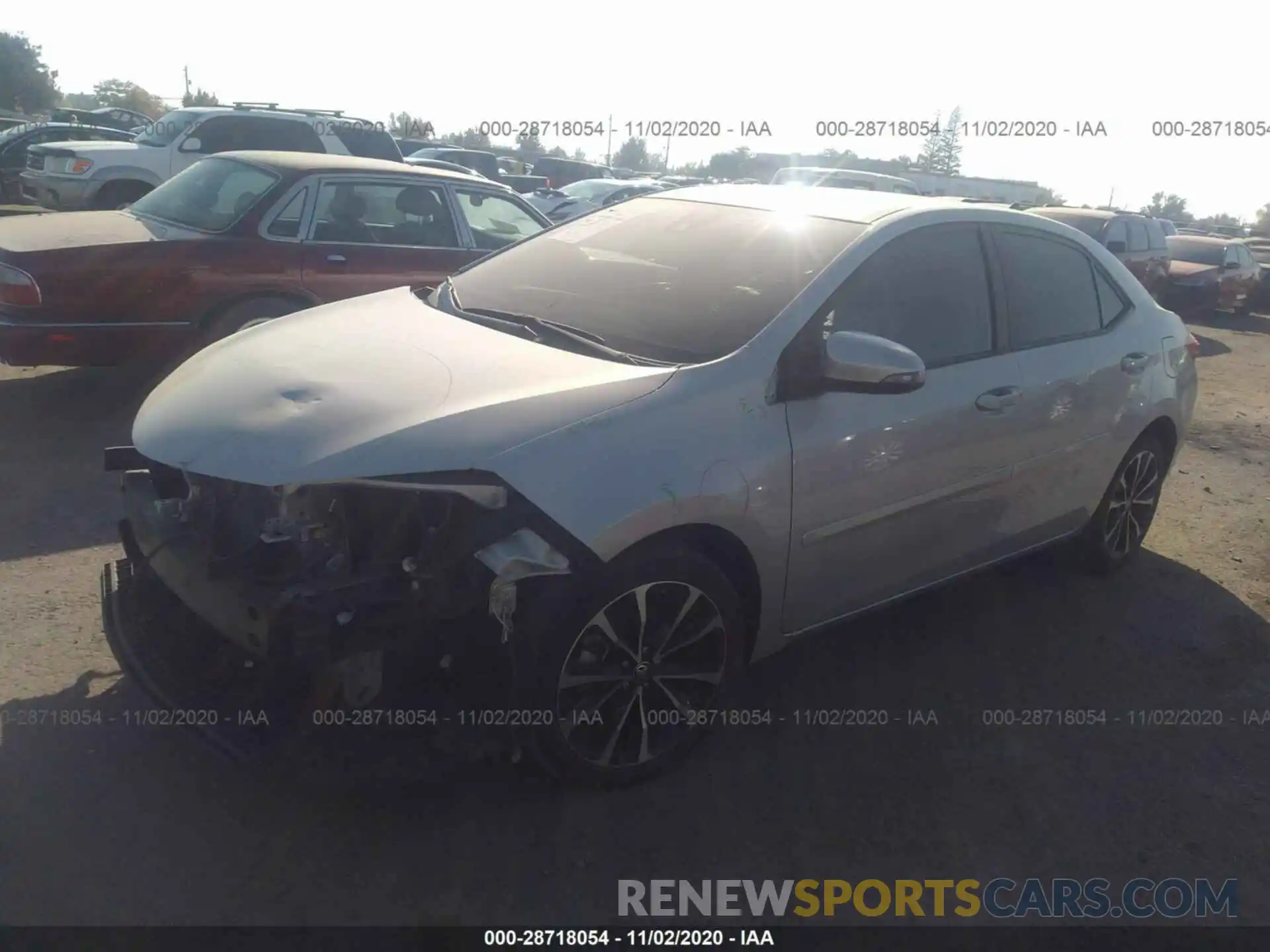 2 Photograph of a damaged car 2T1BURHE0KC192630 TOYOTA COROLLA 2019