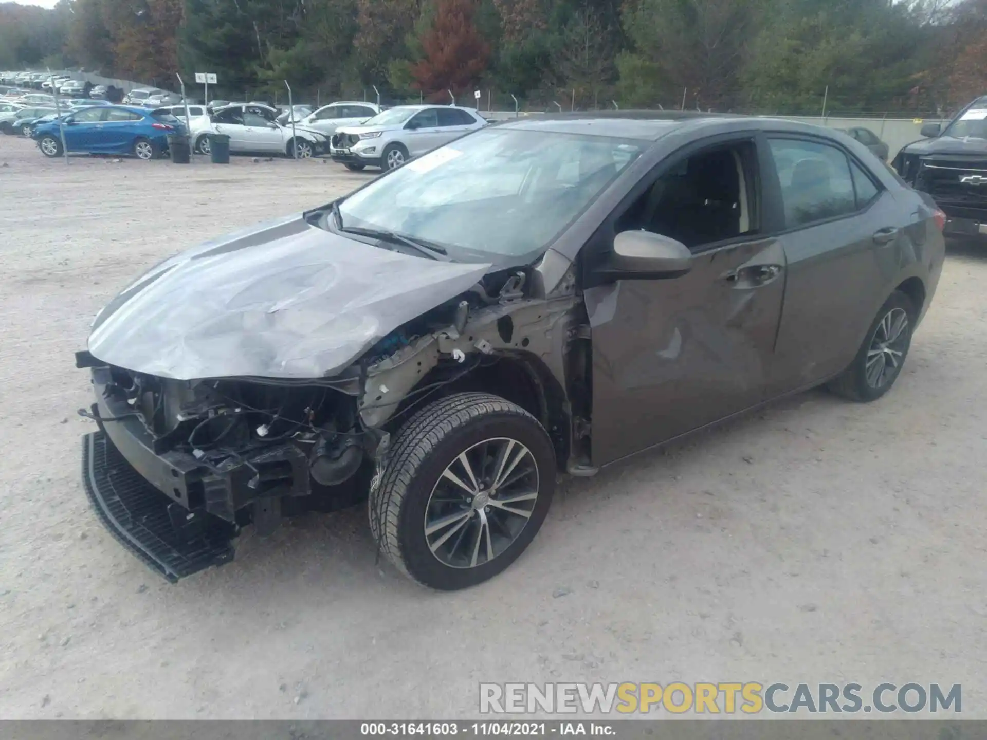 2 Photograph of a damaged car 2T1BURHE0KC192904 TOYOTA COROLLA 2019