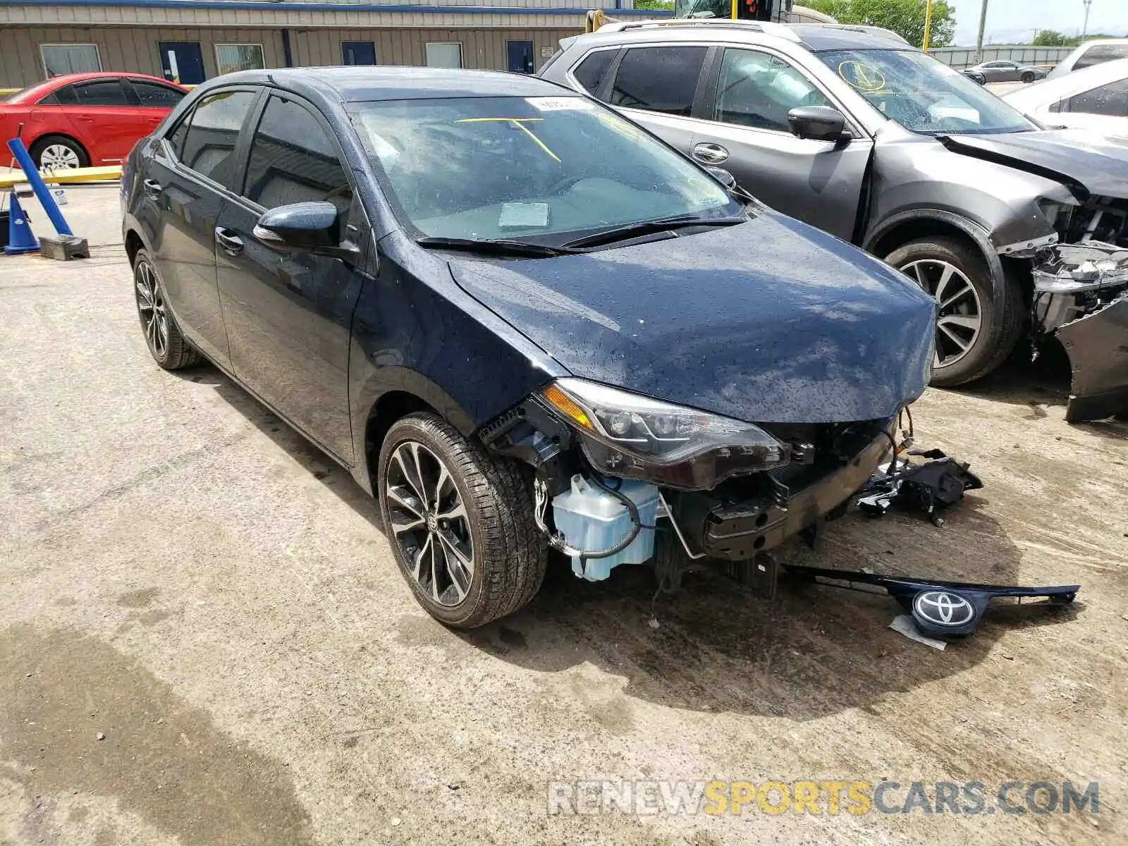 1 Photograph of a damaged car 2T1BURHE0KC193521 TOYOTA COROLLA 2019