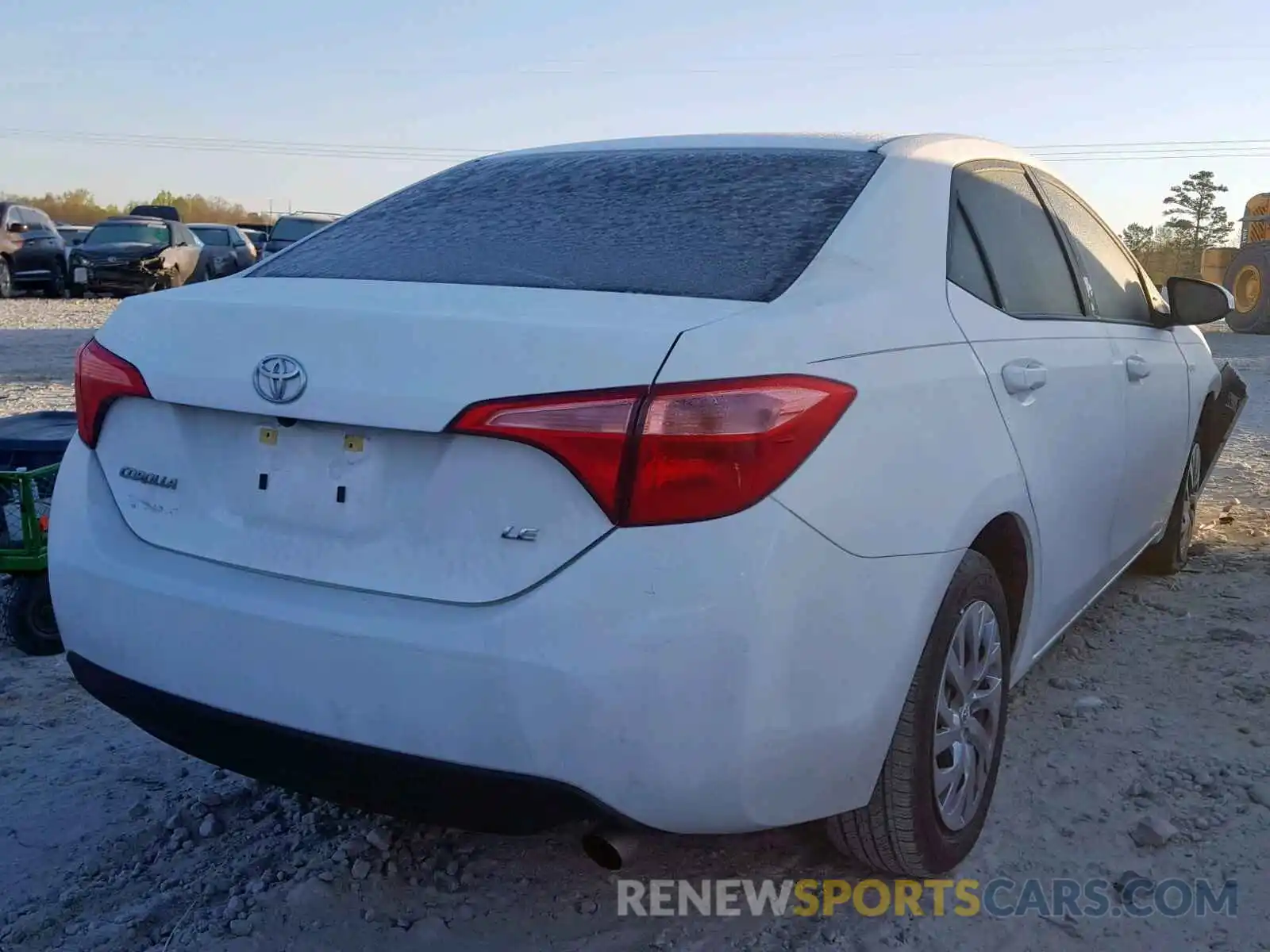 4 Photograph of a damaged car 2T1BURHE0KC193860 TOYOTA COROLLA 2019