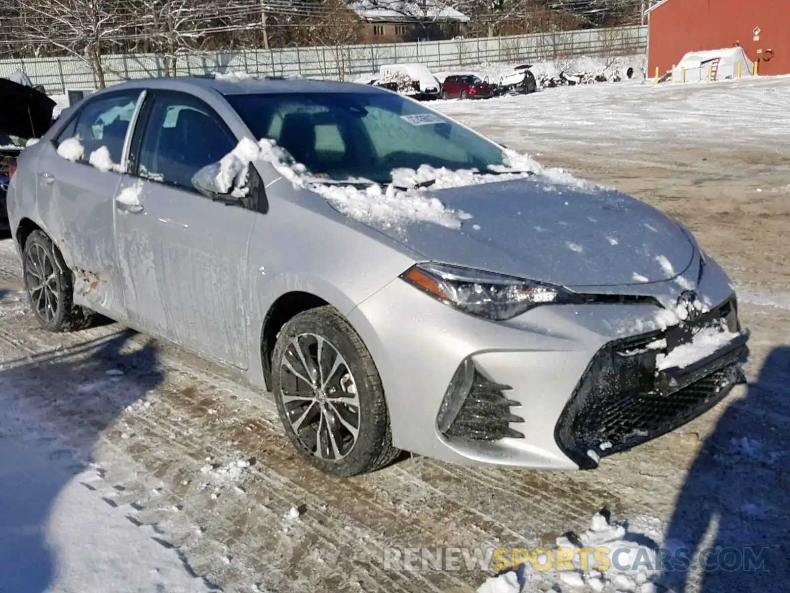 1 Photograph of a damaged car 2T1BURHE0KC194359 TOYOTA COROLLA 2019