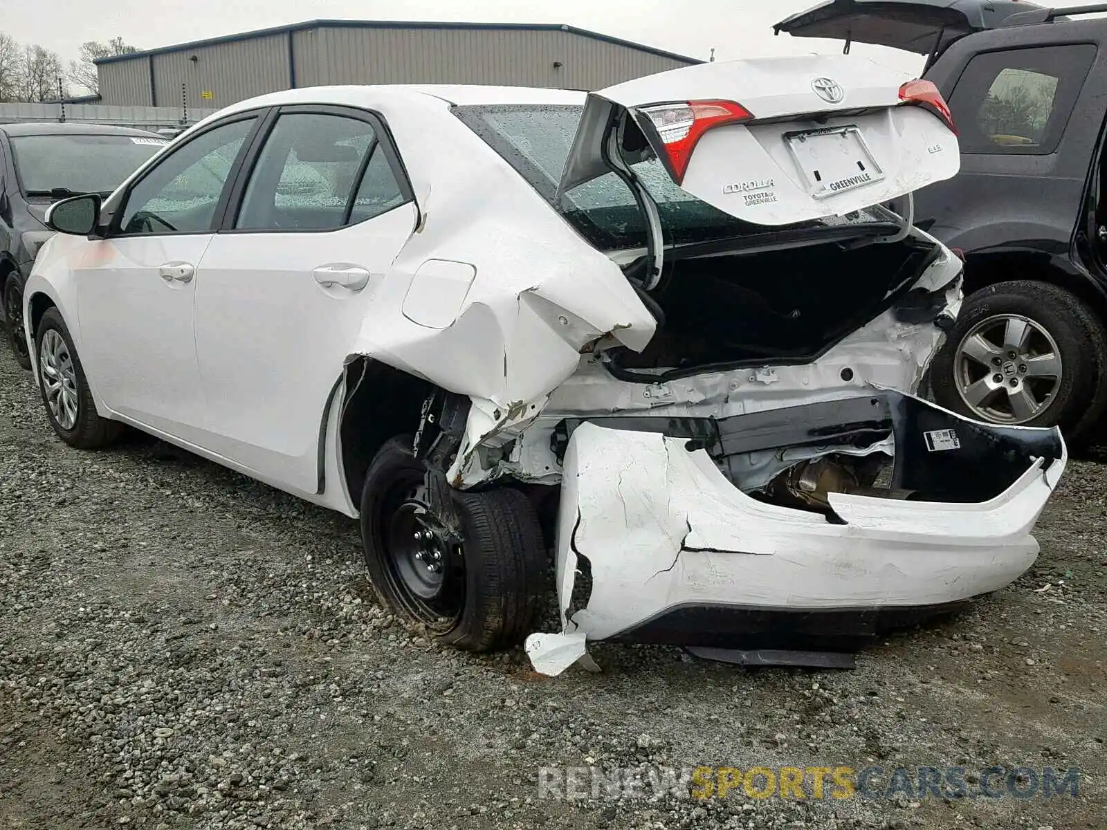 3 Photograph of a damaged car 2T1BURHE0KC194605 TOYOTA COROLLA 2019