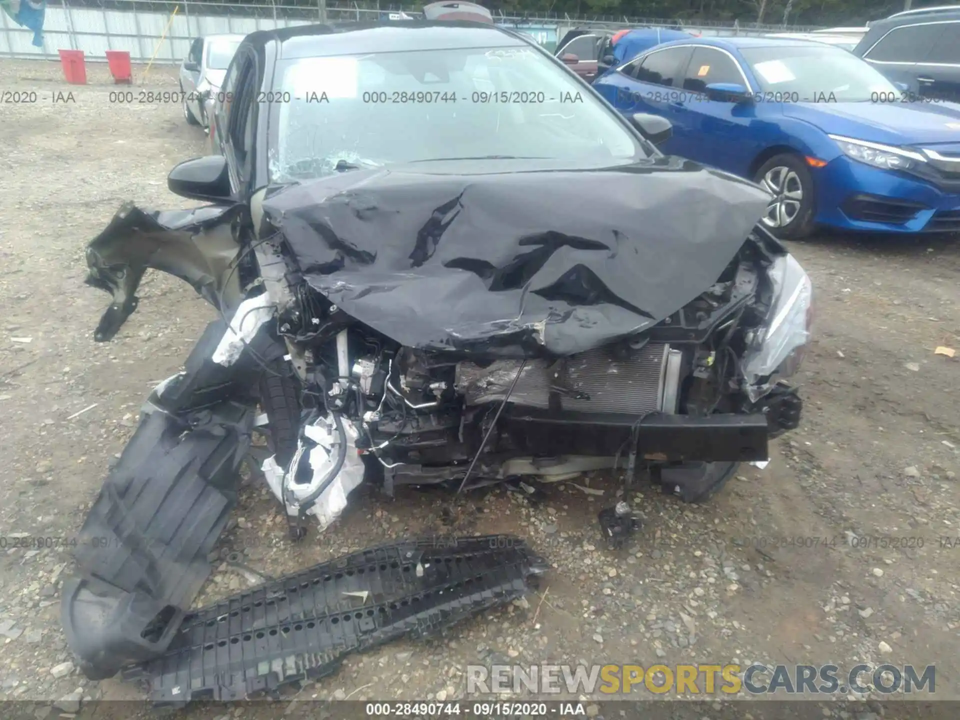 6 Photograph of a damaged car 2T1BURHE0KC195334 TOYOTA COROLLA 2019