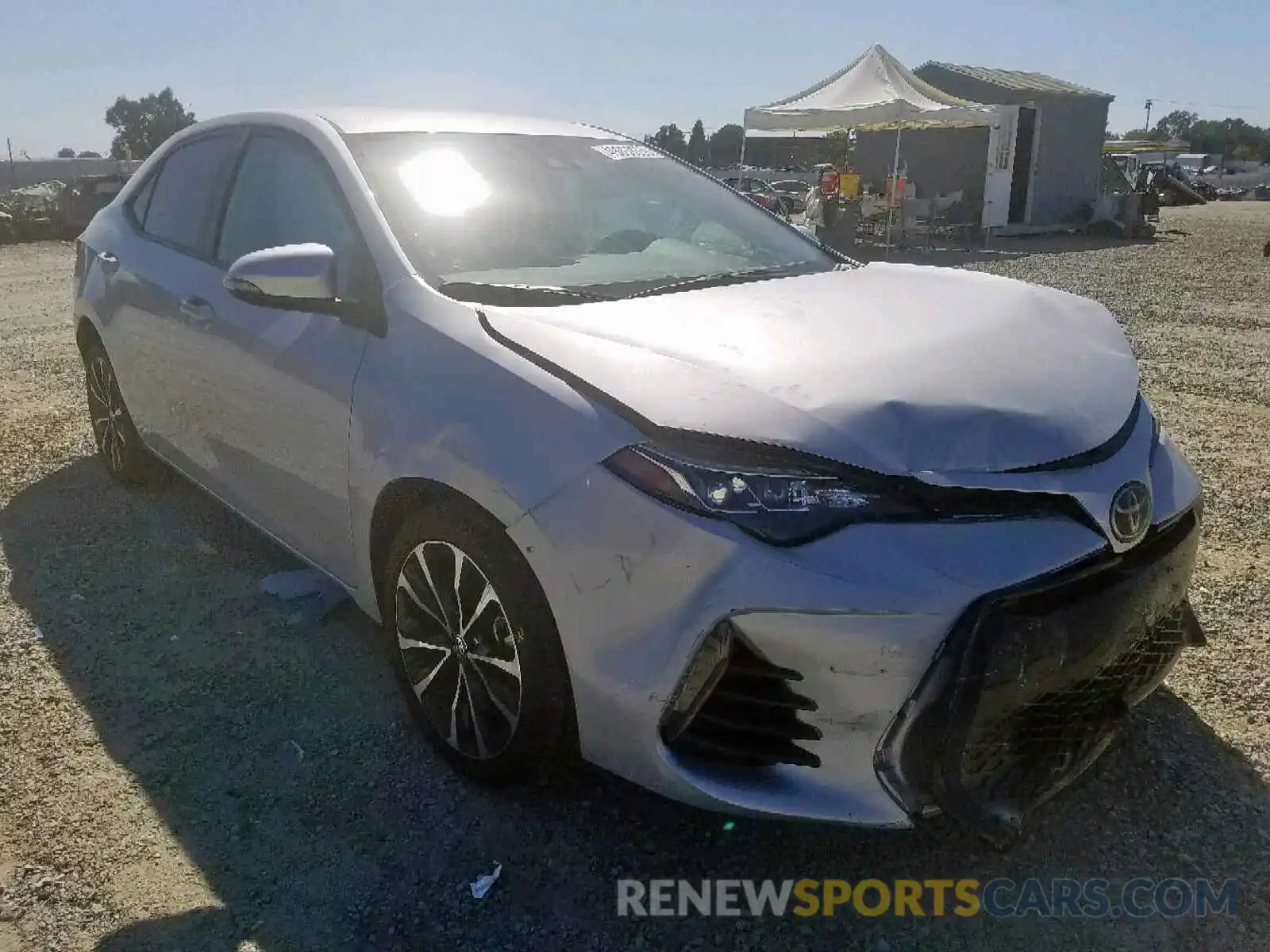 1 Photograph of a damaged car 2T1BURHE0KC197472 TOYOTA COROLLA 2019