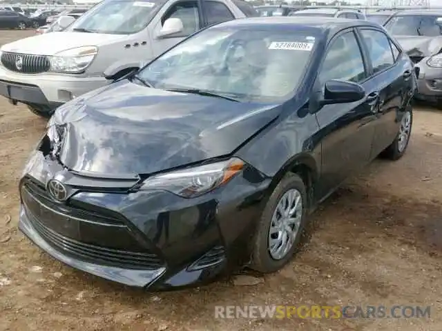 2 Photograph of a damaged car 2T1BURHE0KC199285 TOYOTA COROLLA 2019