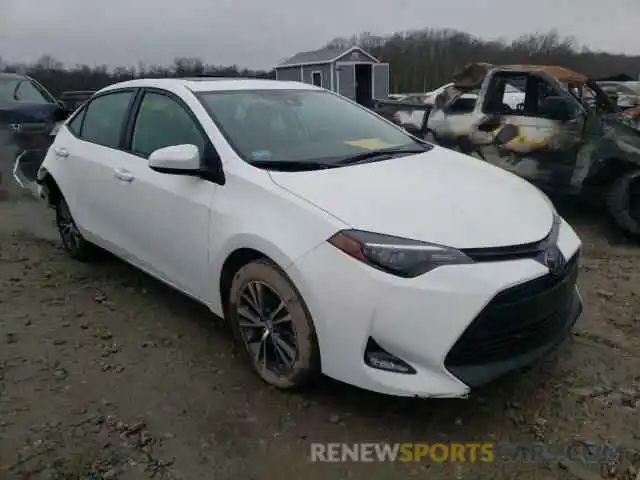 1 Photograph of a damaged car 2T1BURHE0KC199416 TOYOTA COROLLA 2019