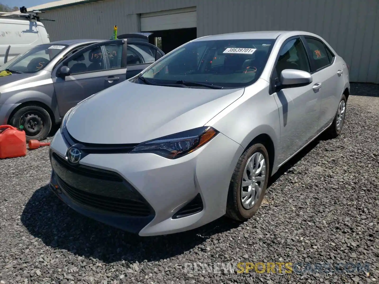 2 Photograph of a damaged car 2T1BURHE0KC199920 TOYOTA COROLLA 2019