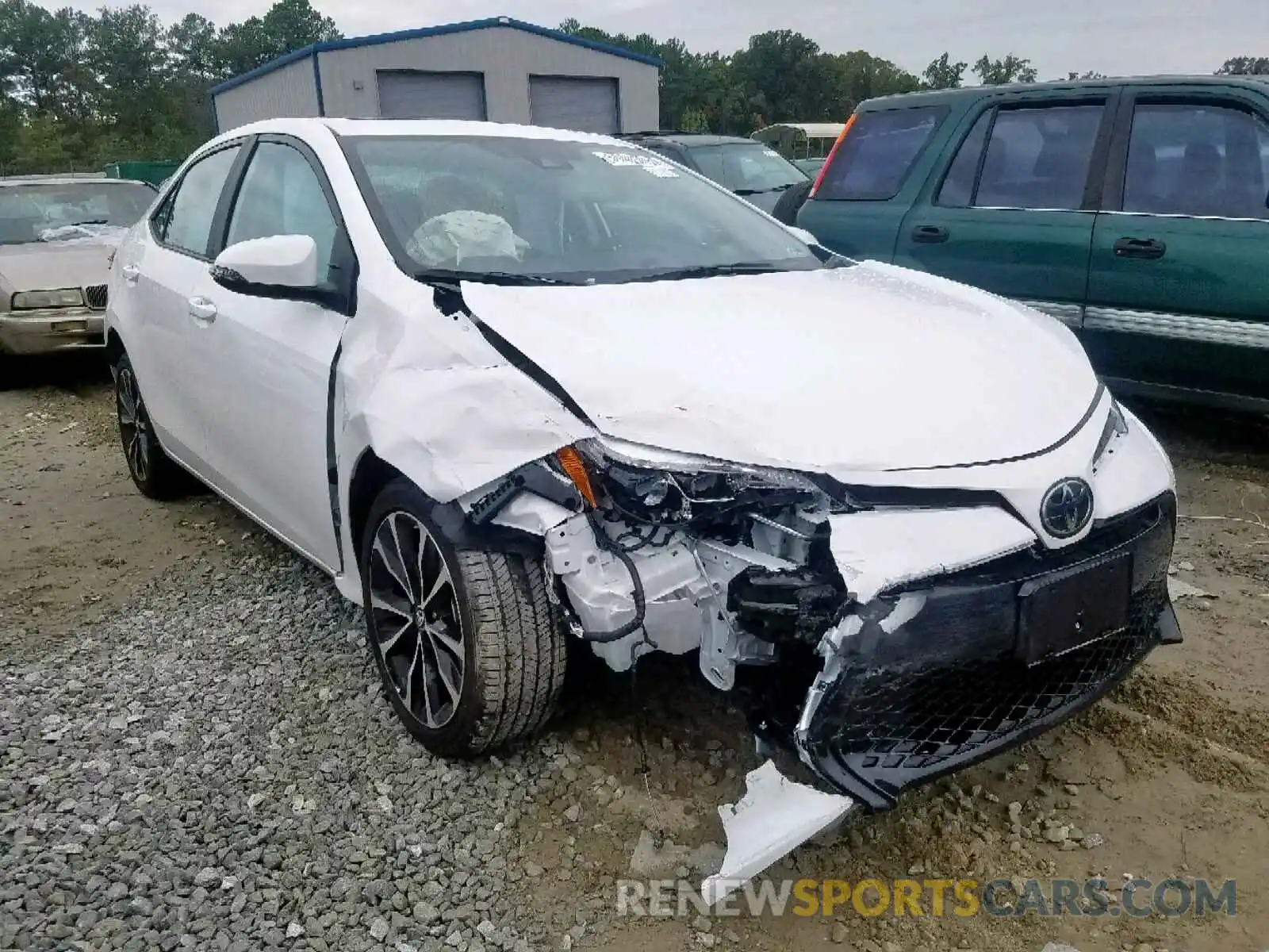 1 Photograph of a damaged car 2T1BURHE0KC200077 TOYOTA COROLLA 2019